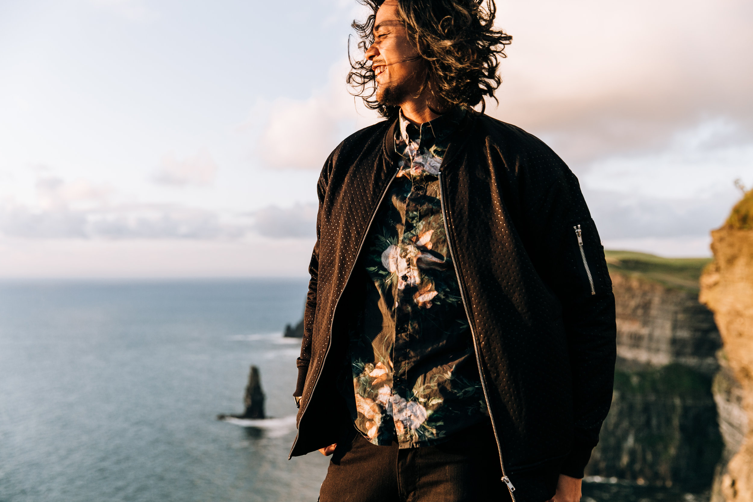 Ireland Engagement Photographer, Cliffs of Moher Engagement Photographer, Engagement Photos at Cliffs of Moher, Ireland Anniversary Photographer, Cliffs of Moher Anniversary Photographer, Ireland