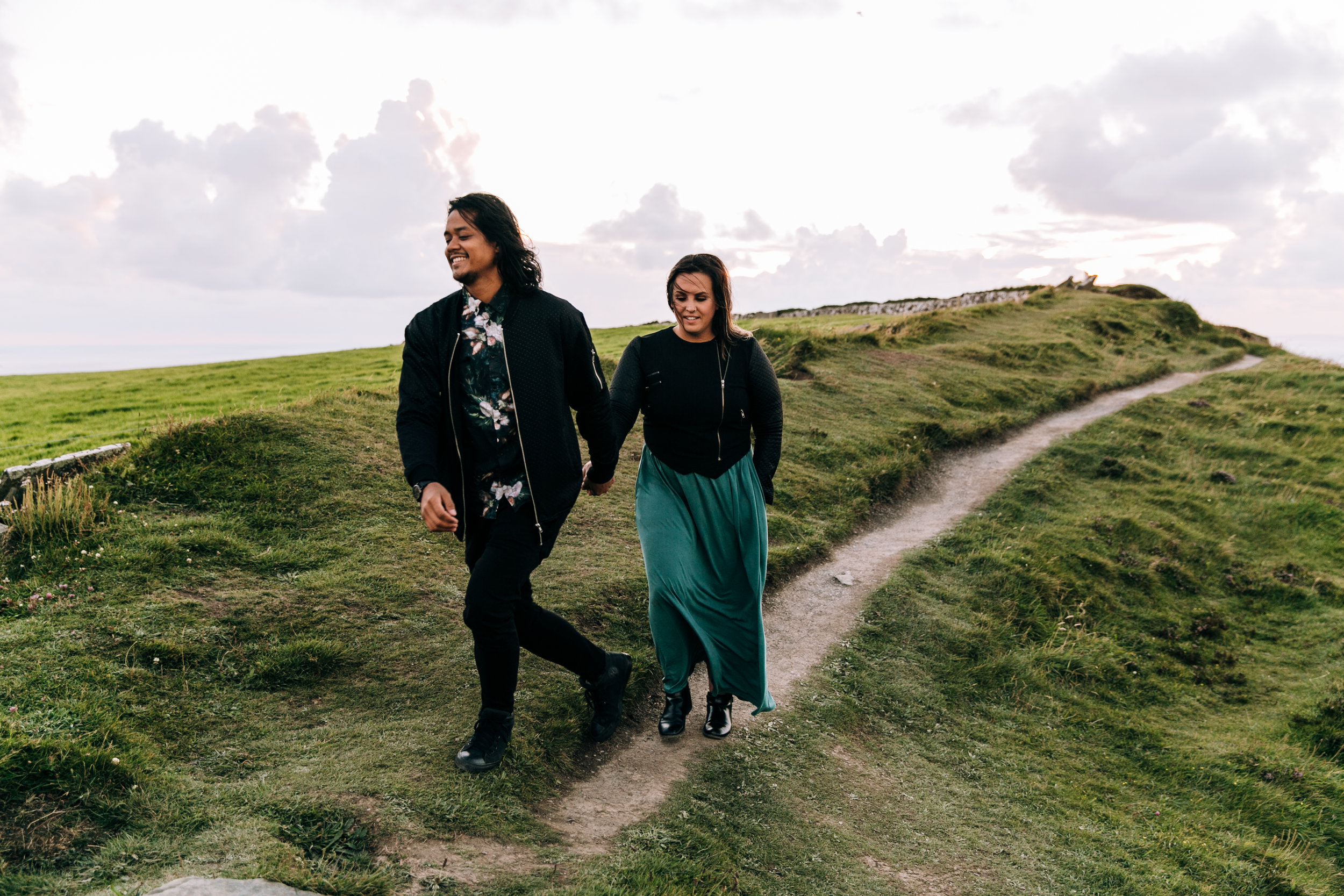 Ireland Engagement Photographer, Cliffs of Moher Engagement Photographer, Engagement Photos at Cliffs of Moher, Ireland Anniversary Photographer, Cliffs of Moher Anniversary Photographer, Ireland