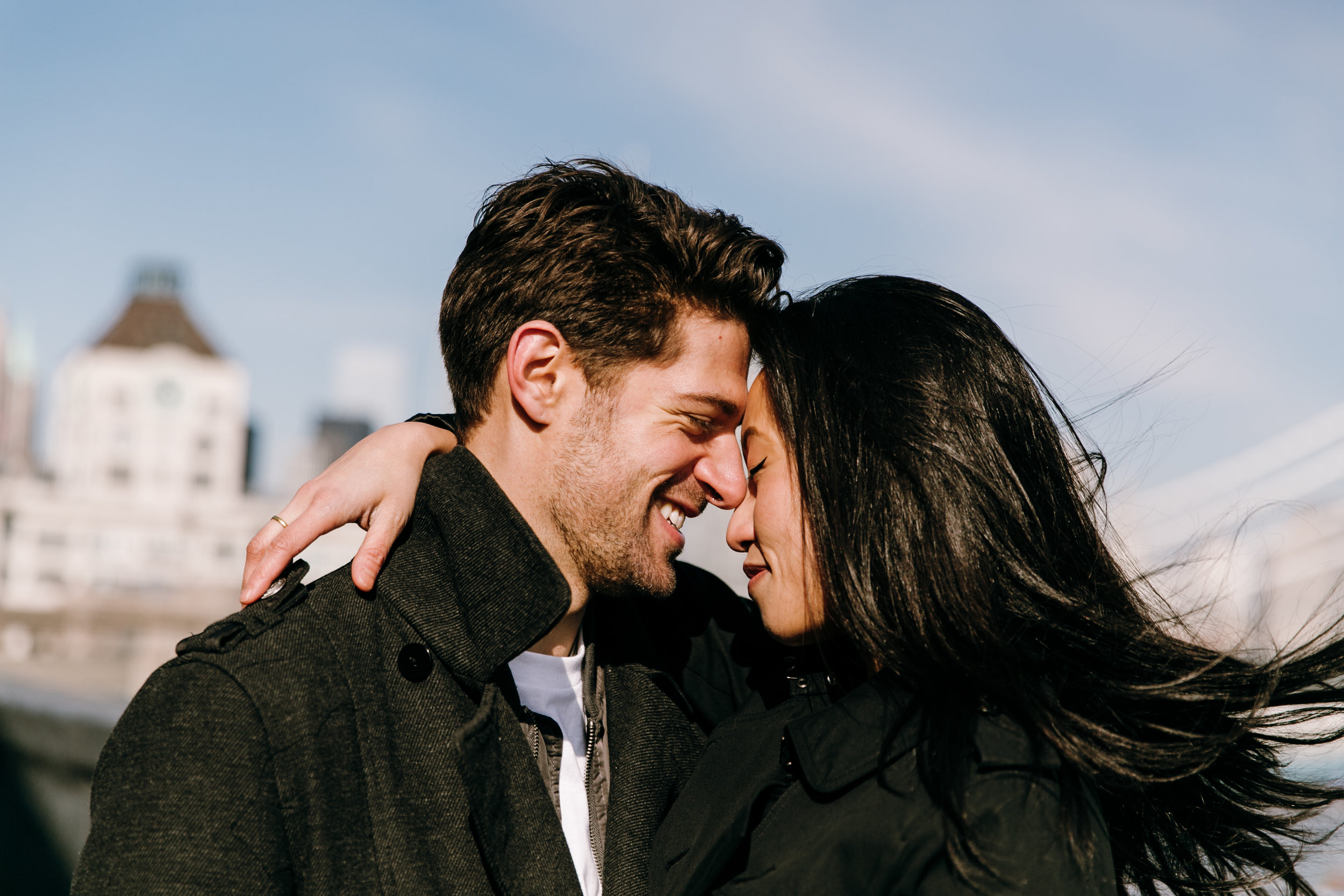 Brookyln engagement photographer, New York engagement photographer, NYC engagement photographer, Brooklyn Bridge engagement session, Brooklyn Bridge, NYC engagement session, DUMBO engagement session