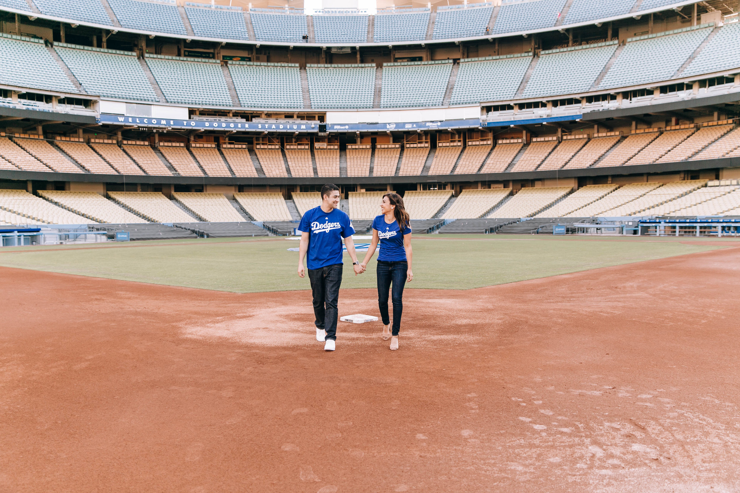 Los Angeles engagement photographer, Southern California engagement photographer, LA engagement photographer, Dodger Stadium engagement session, Dodgers, SoCal engagement photographer, LA Dodgers