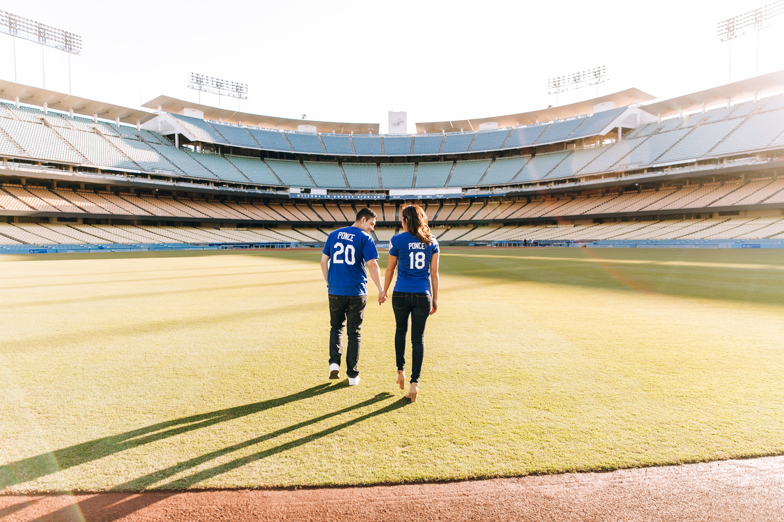 Los Angeles engagement photographer, Southern California engagement photographer, LA engagement photographer, Dodger Stadium engagement session, Dodgers, SoCal engagement photographer, LA Dodgers