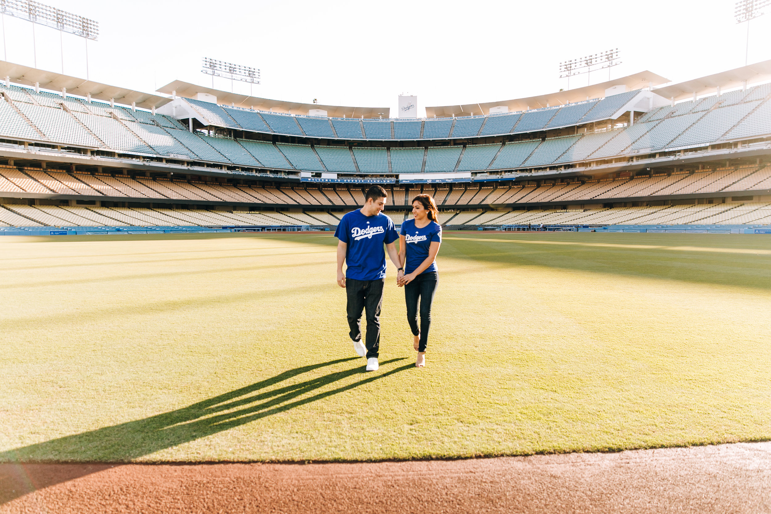 Los Angeles engagement photographer, Southern California engagement photographer, LA engagement photographer, Dodger Stadium engagement session, Dodgers, SoCal engagement photographer, LA Dodgers