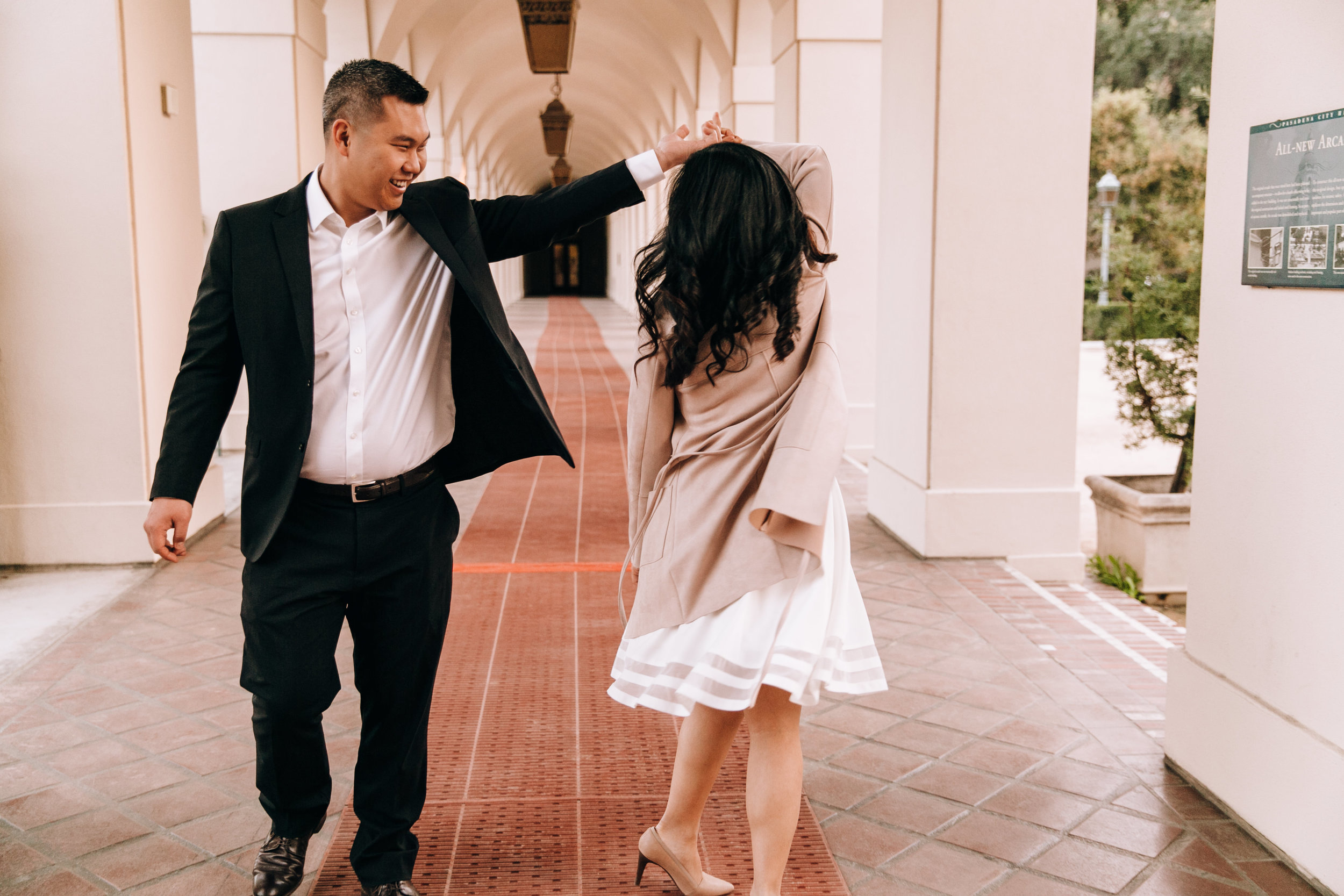 Pasadena engagement photographer, Southern California engagement photographer, Los Angeles engagement photographer, SoCal engagement photographer, Pasadena City Hall engagement, LA engagement session