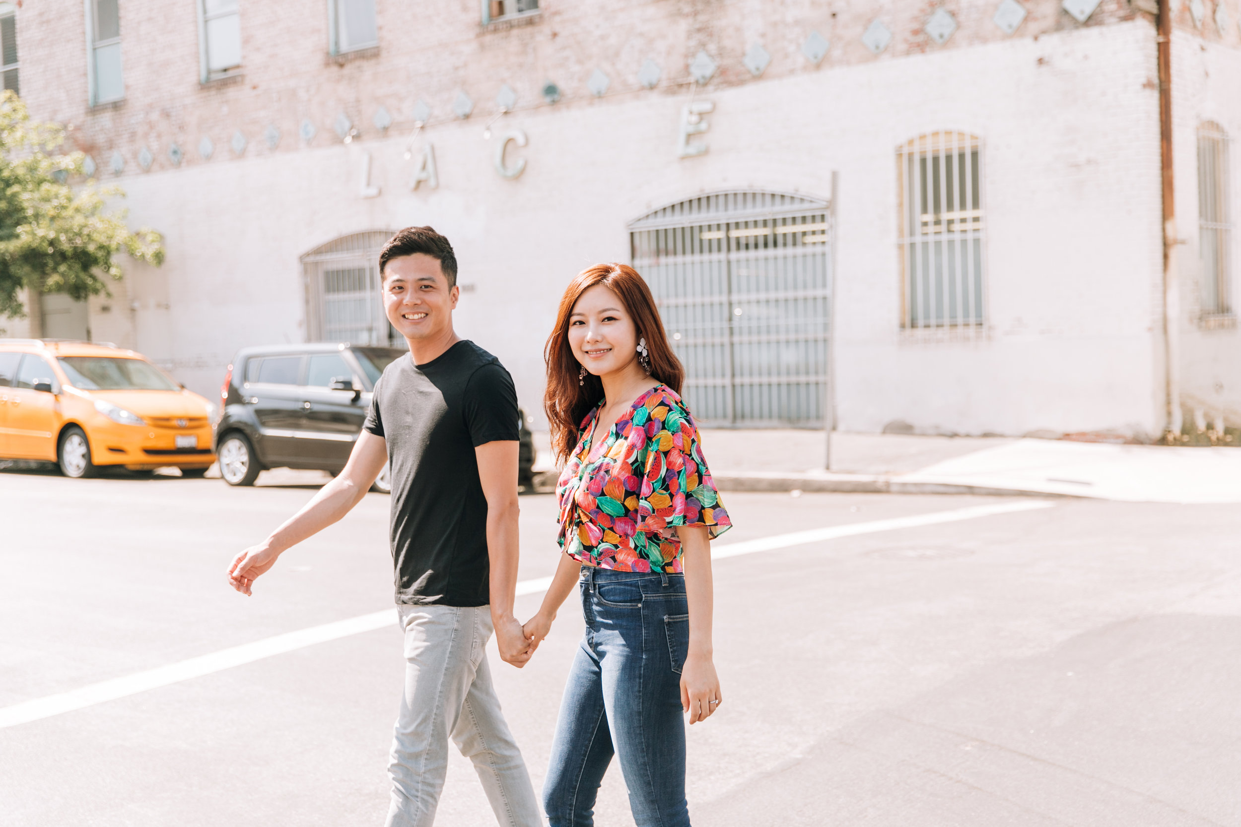 DTLA engagement photographer, SoCal engagement photographer, Southern California engagement photographer, Los Angeles engagement photographer, DTLA Arts district engagement shoot, DTLA engagement