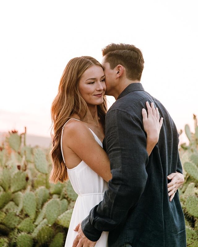 I am here to make your cacti/succulent dreams a reality 😍🌵⁣
⁣
Allyson and Dutch envisioned lots of cacti and succulents for their shoot. They were pretty set on Fullerton Arboretum, but unfortunately it&rsquo;s still not open and we never heard bac