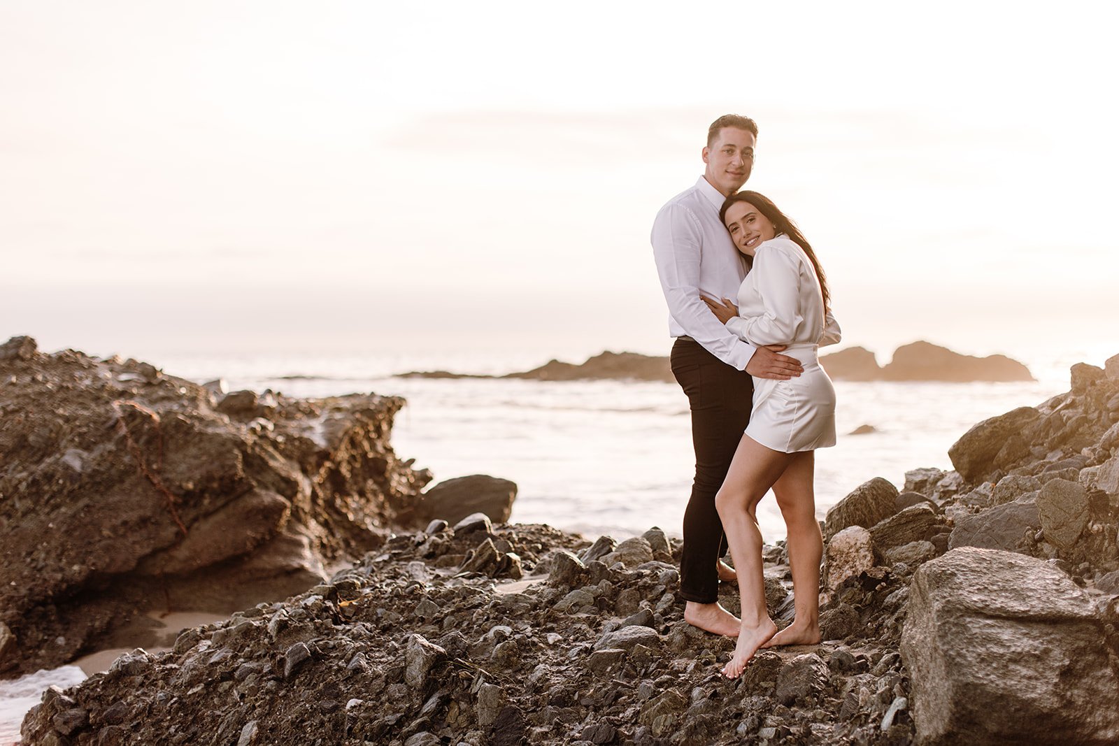 Laguna Beach Engagement Photos At 1,000 Steps Beach: