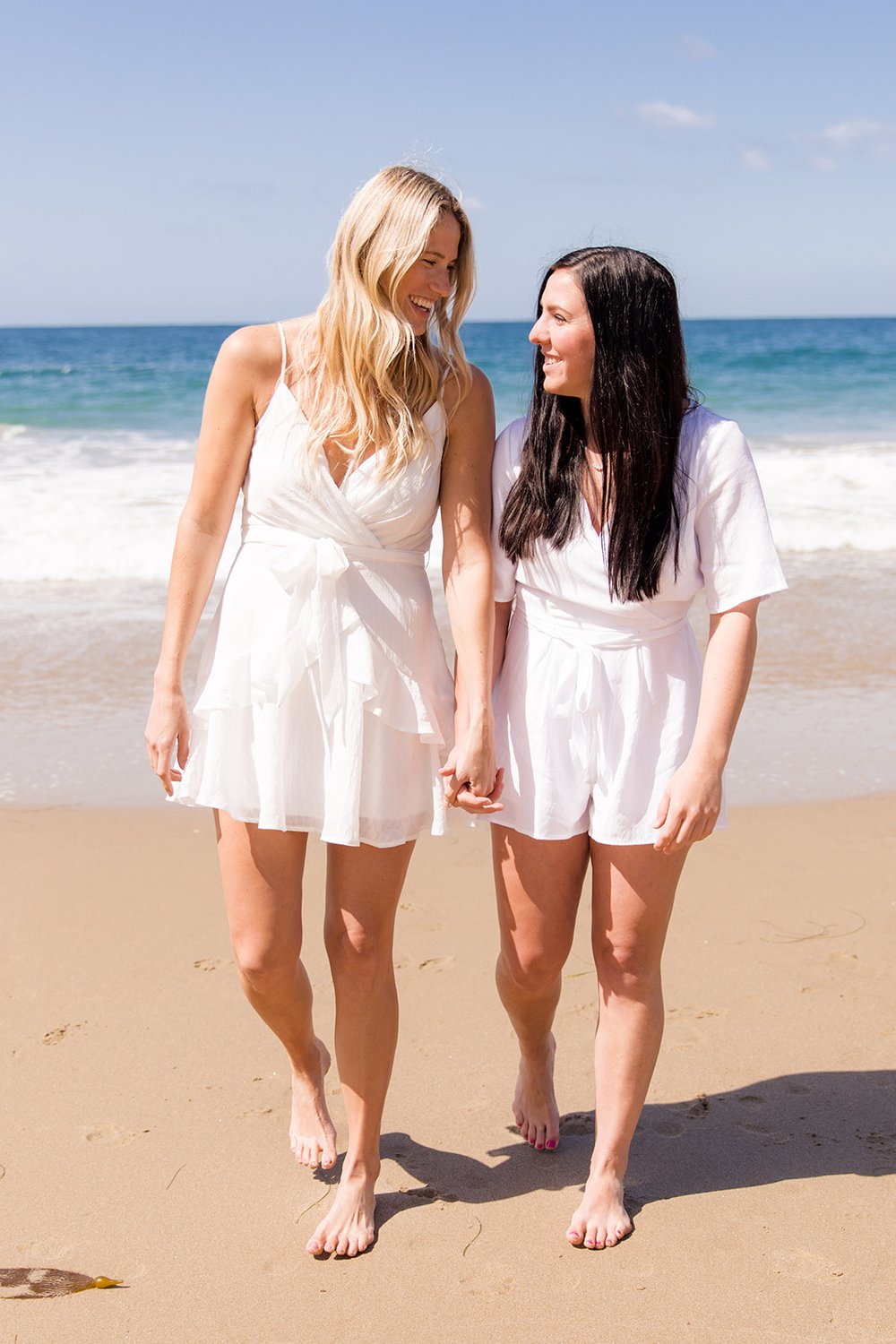 Sunny Crescent Bay Engagement Photos In Laguna Beach