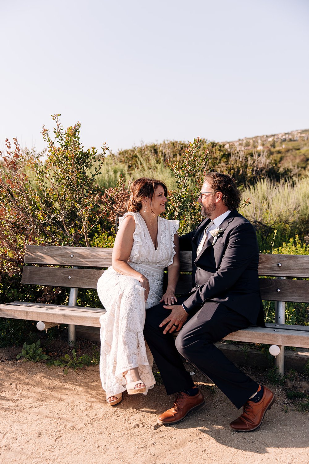 eloping at crystal cove in Laguna beach, eloping with your children, Orange County elopement photos, beach elopement photos, Laguna elopement photographer