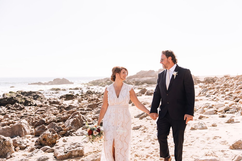 eloping at crystal cove in Laguna beach, eloping with your children, Orange County elopement photos, beach elopement photos, Laguna elopement photographer