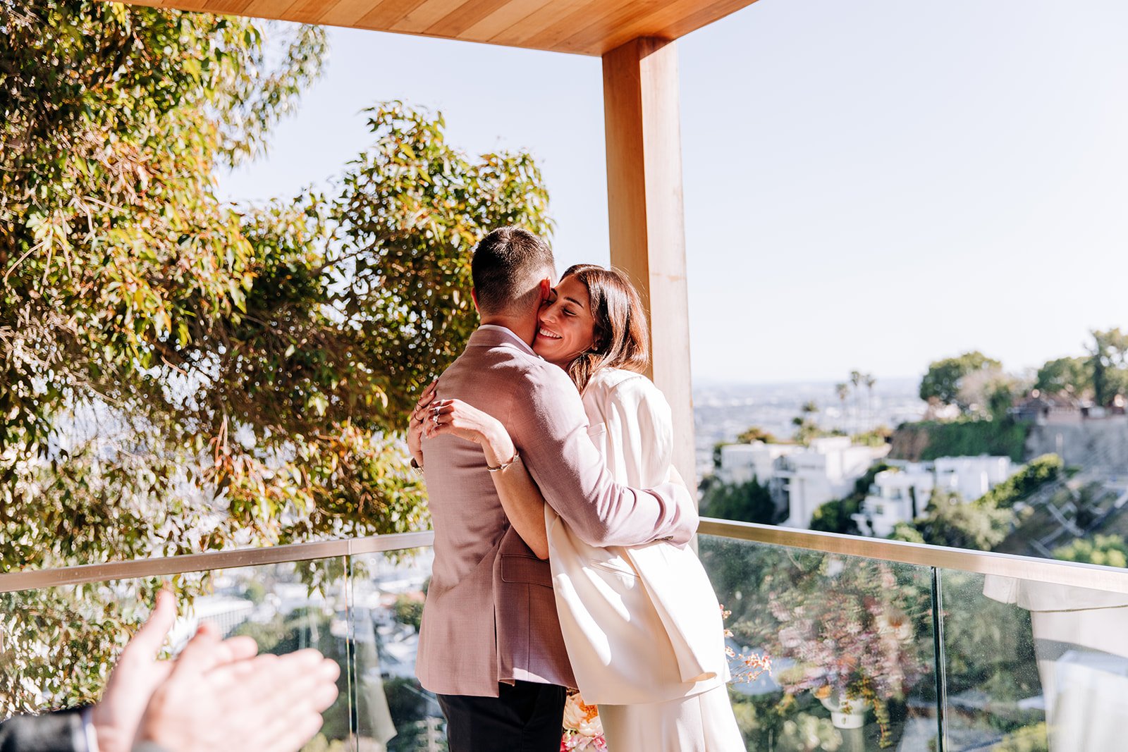 Hollywood Hills At-Home Civil Ceremony