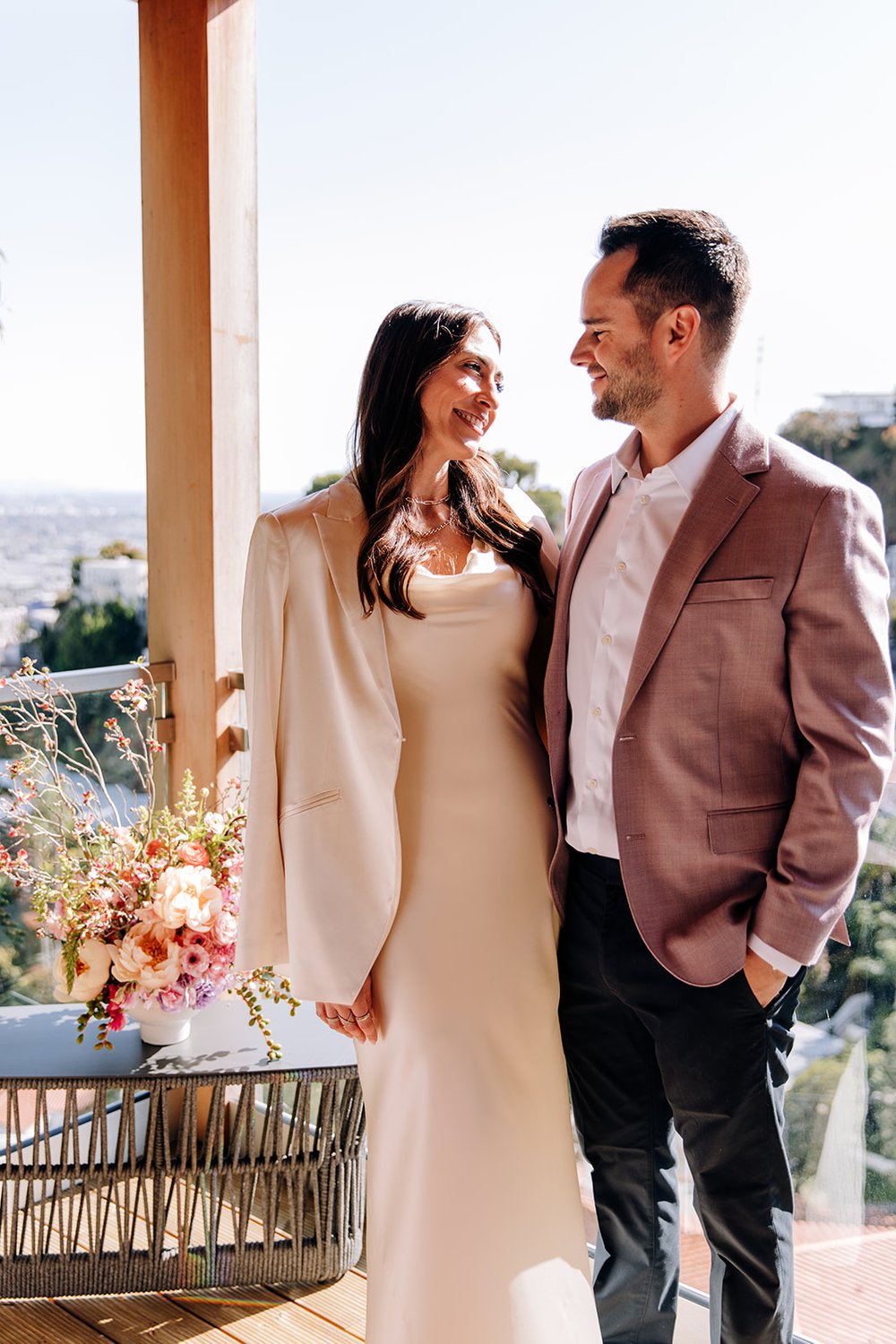 Hollywood Hills At-Home Civil Ceremony