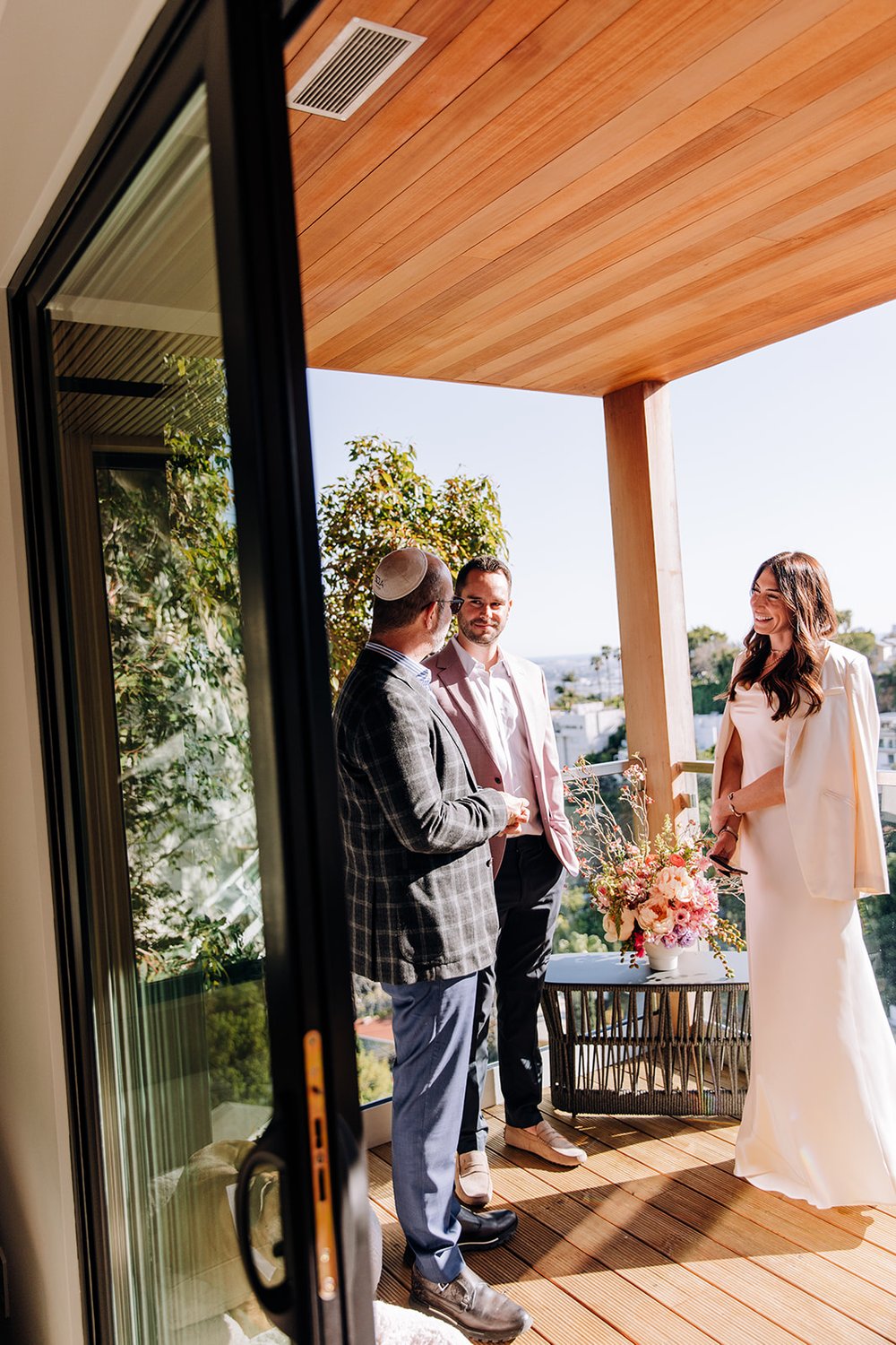 Hollywood Hills At-Home Civil Ceremony