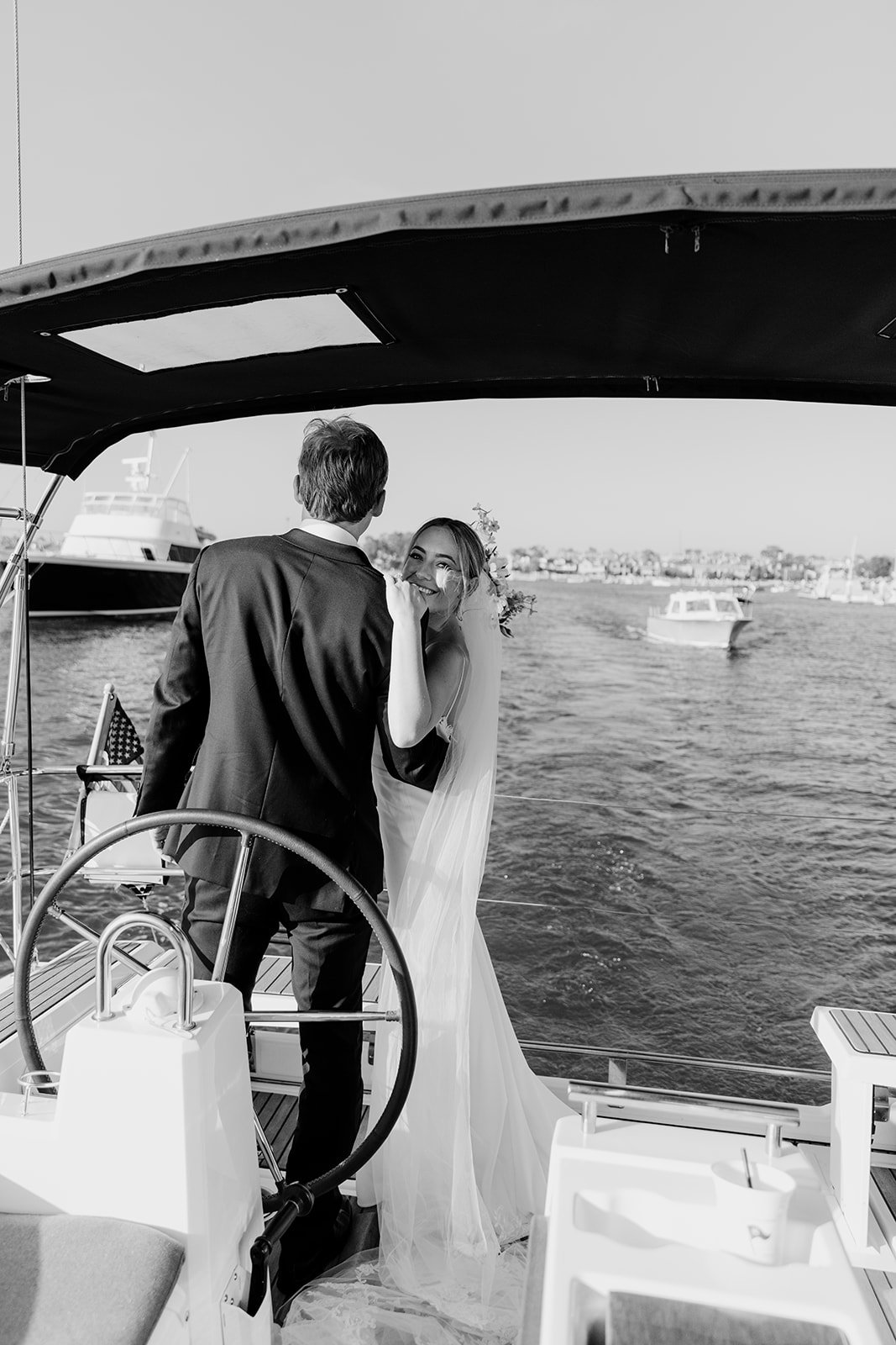 Newport Beach wedding  Christ Church ceremony  Newport Harbor Yacht Club reception  Private boat tour Newport Beach  Candid wedding photography  Timeless wedding photos  Authentic wedding storytelling