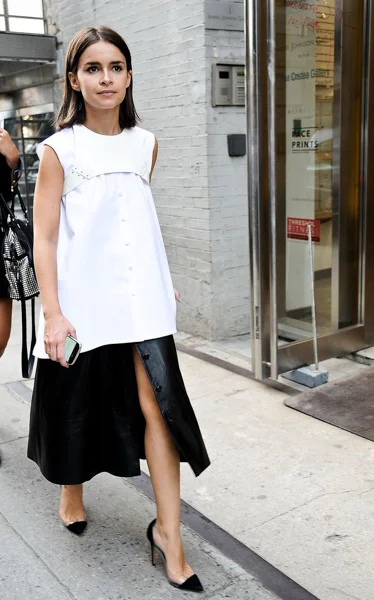 Black and white in boxy proportions