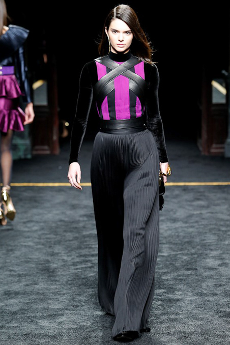 Purple and black