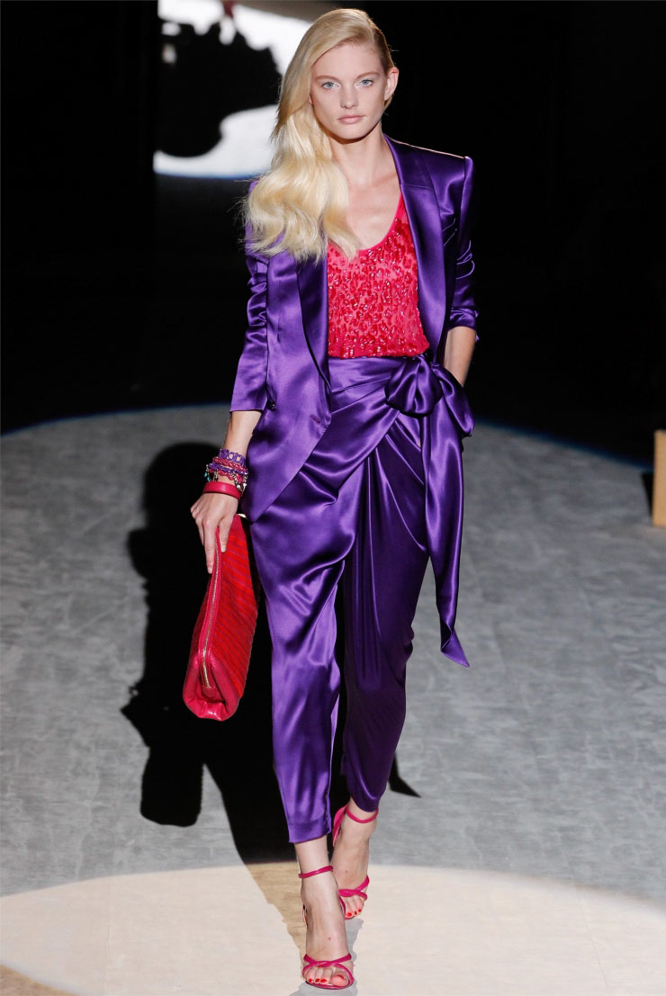 Purple and red from Salvatore Ferragamo