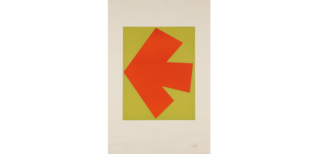 Orange over Green (Orange sur Vert), from the Suite of Twenty-Seven Color Lithographs, 1964-65