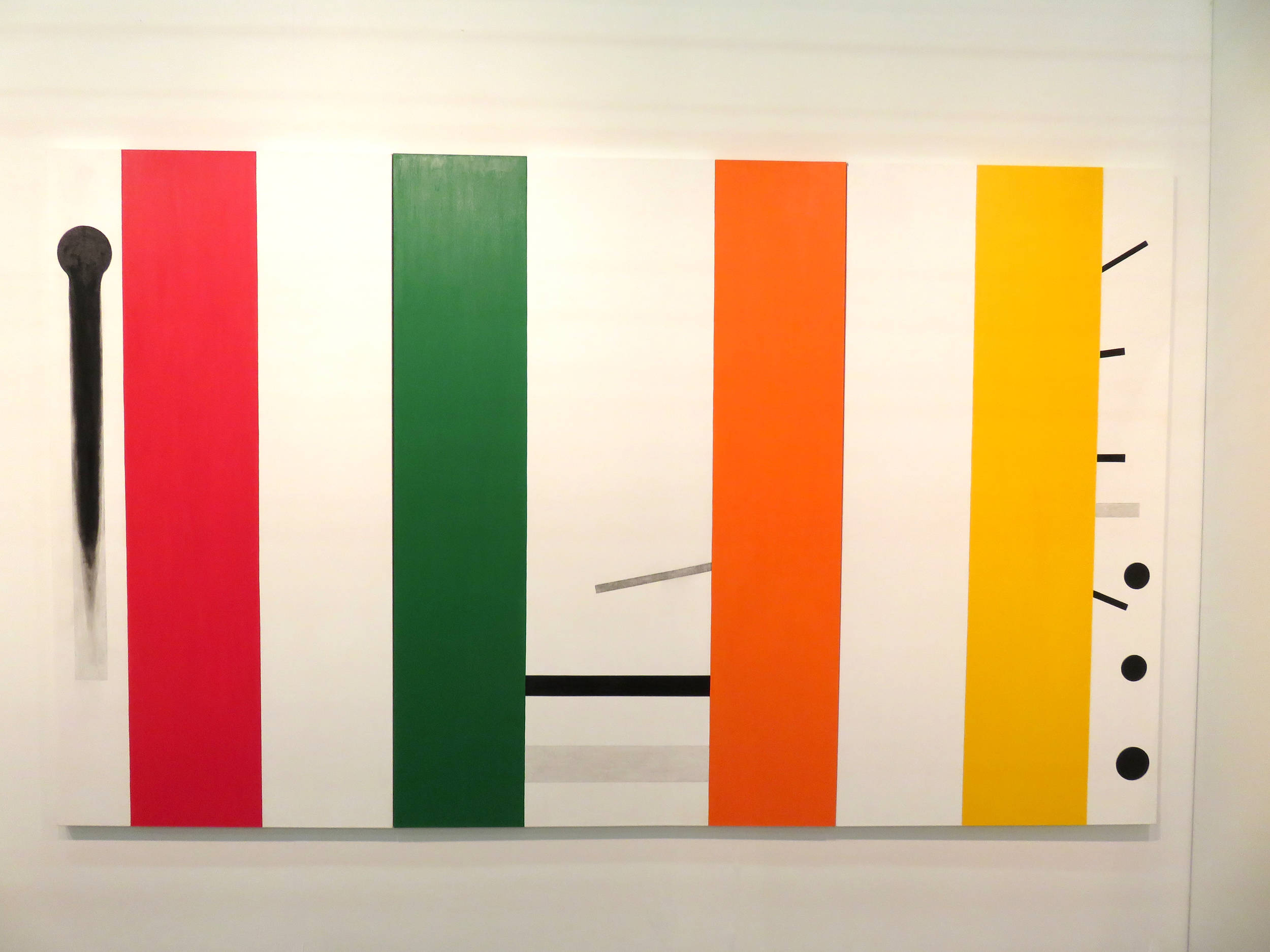 Above: Installation view, Osvaldo Mariscotti: Il nuovo Suprematismo visivo , Upsilon Gallery, New York, 2016.