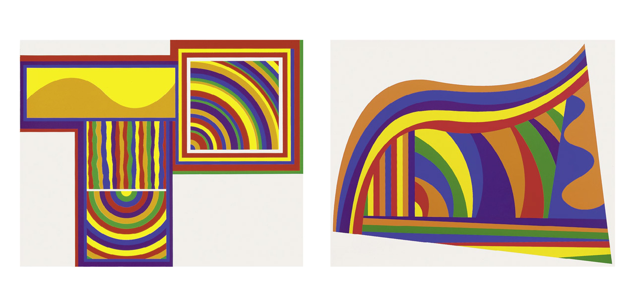 Arcs and Bands in Colors 1 and 2, 1999