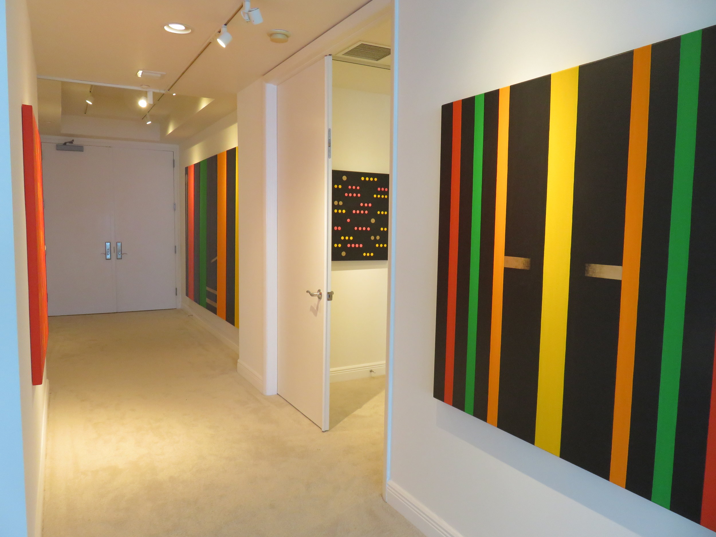Above: Installation view, Osvaldo Mariscotti: Shape and Color , Upsilon Gallery, New York, 2016.