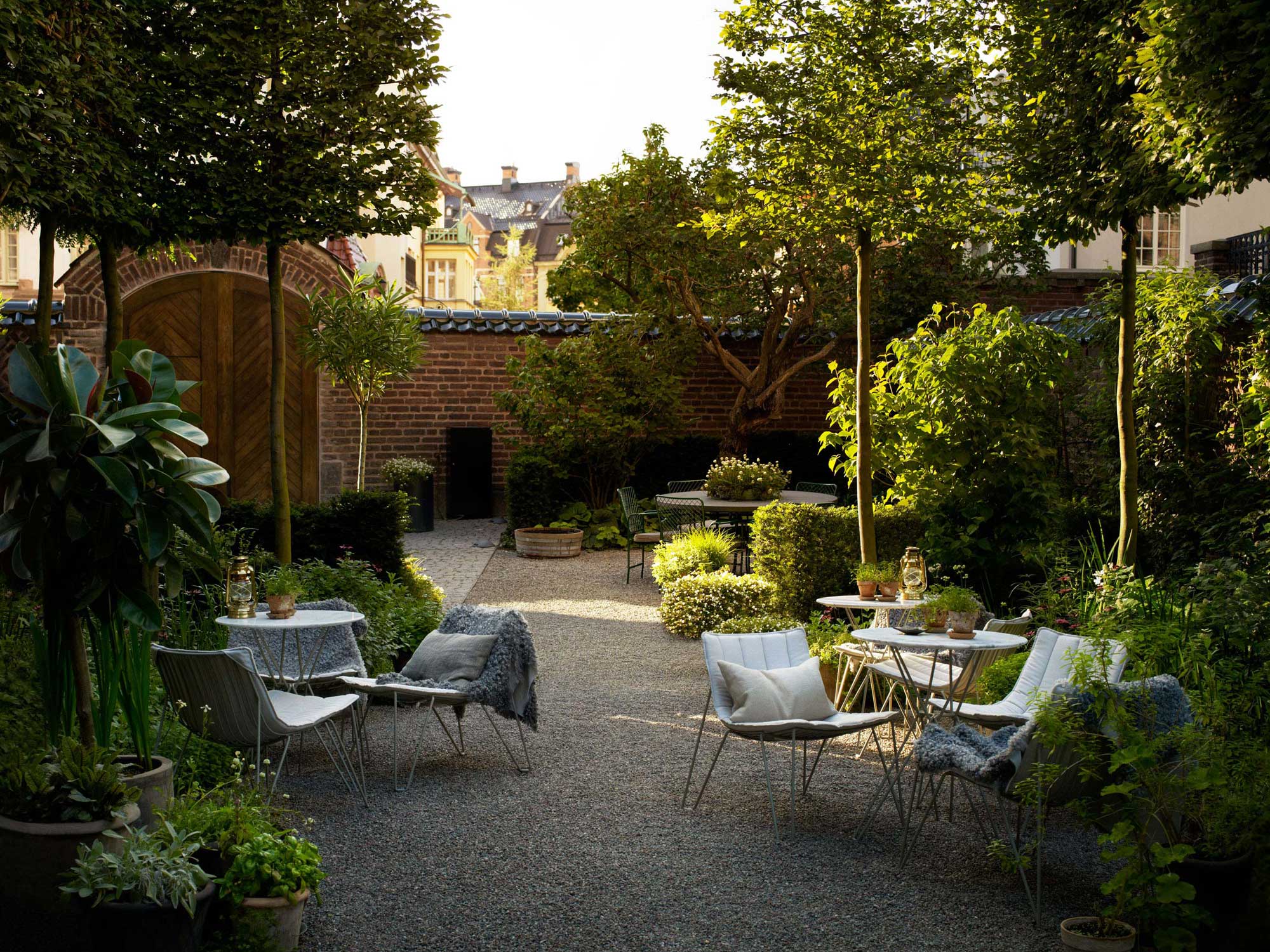 The garden at Ett Hem