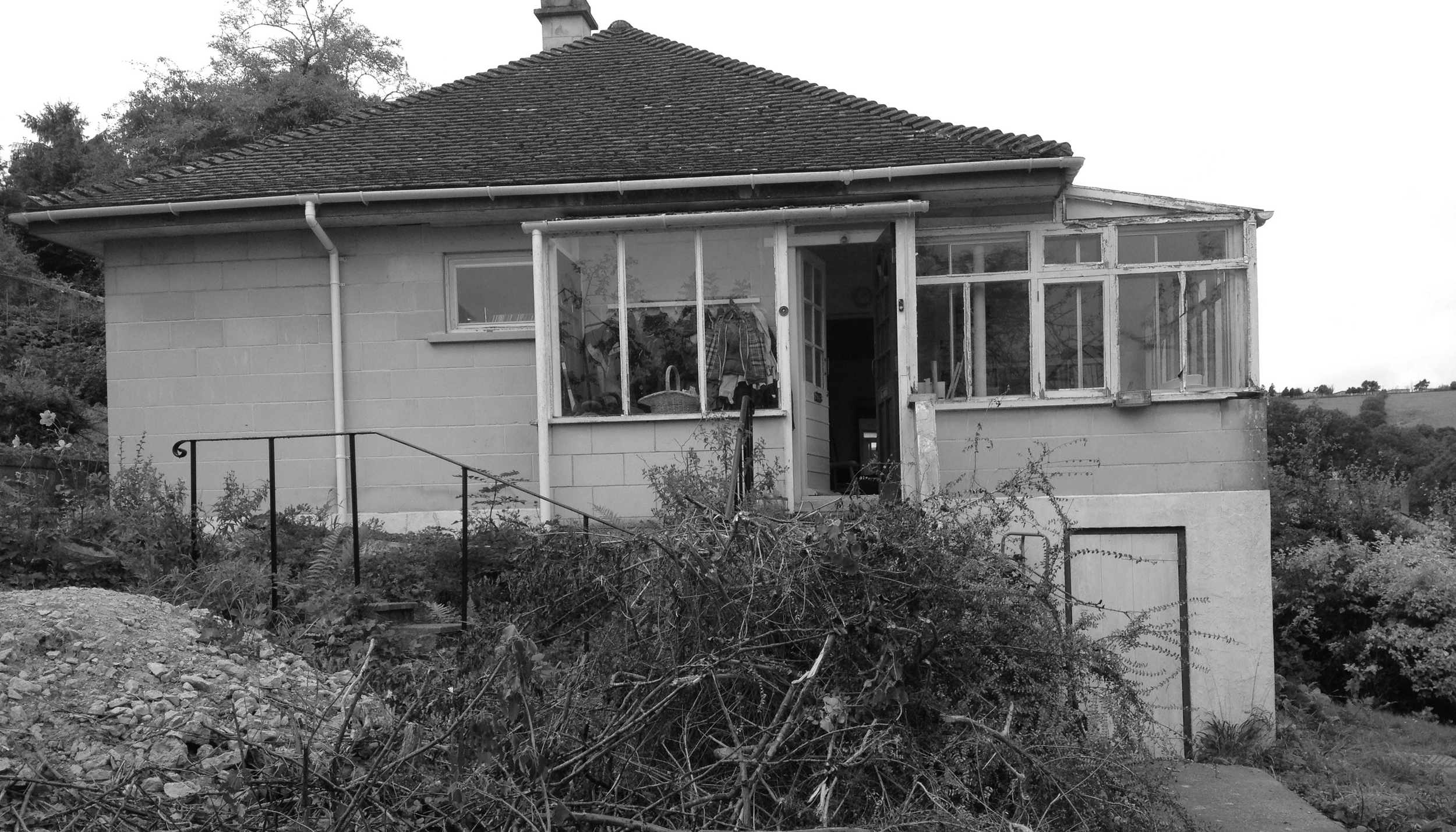 Before: The two bedroom 1950s bungalow had amazing potential