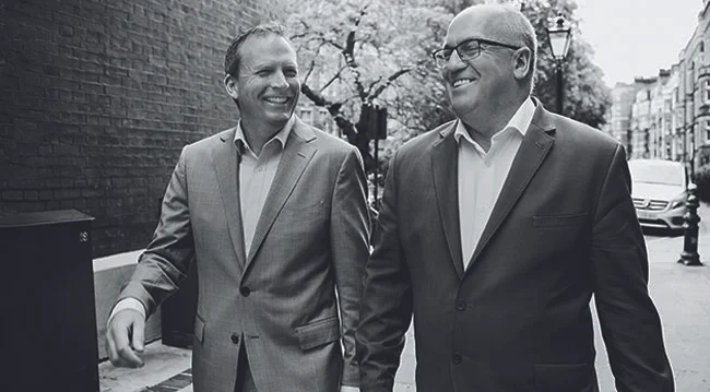 Kevin Roberts (CEO) and Earl Eddings (Chairman) are rebuilding the culture within Cricket Australia, including all those from the ground up.  Photo / Facebook