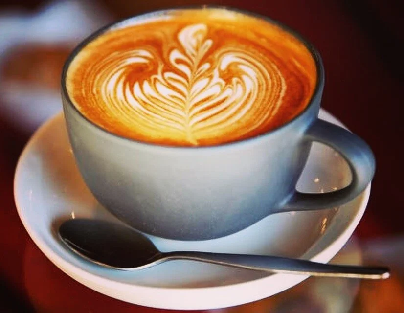 Coffee cup with design