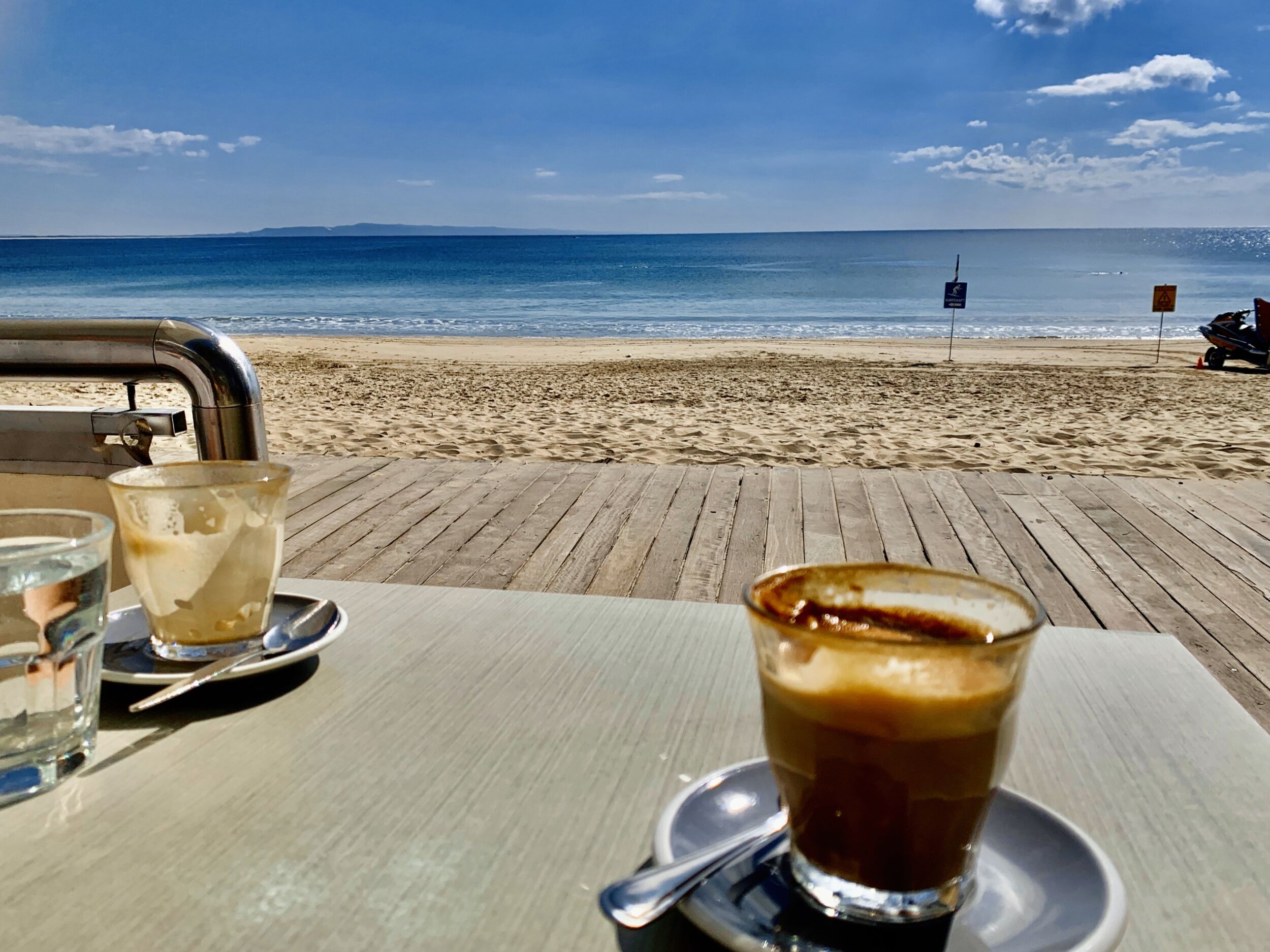 Coffee on the beach
