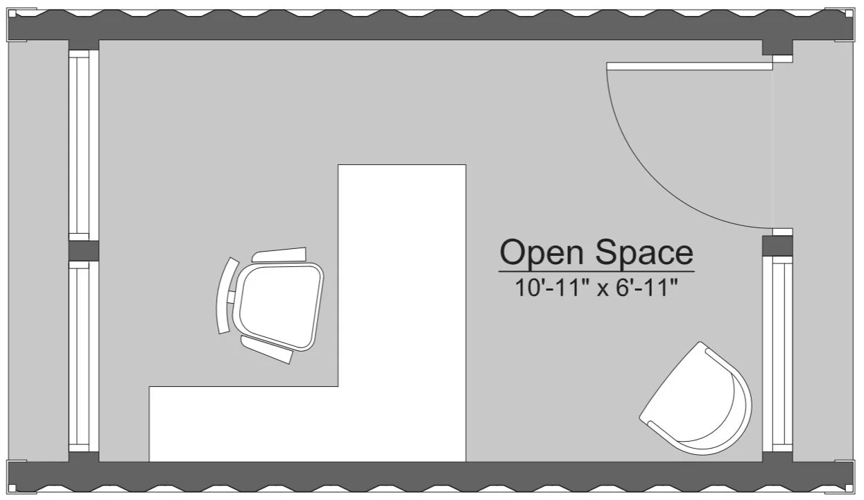 Mobile Shipping Container Office, Canada Honomobo