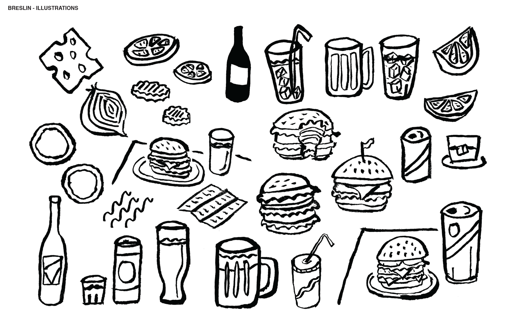  Illustrations were key to the original Breslin. We expanded on the style to tell a high quality ingredient story while keeping the brand approachable.  
