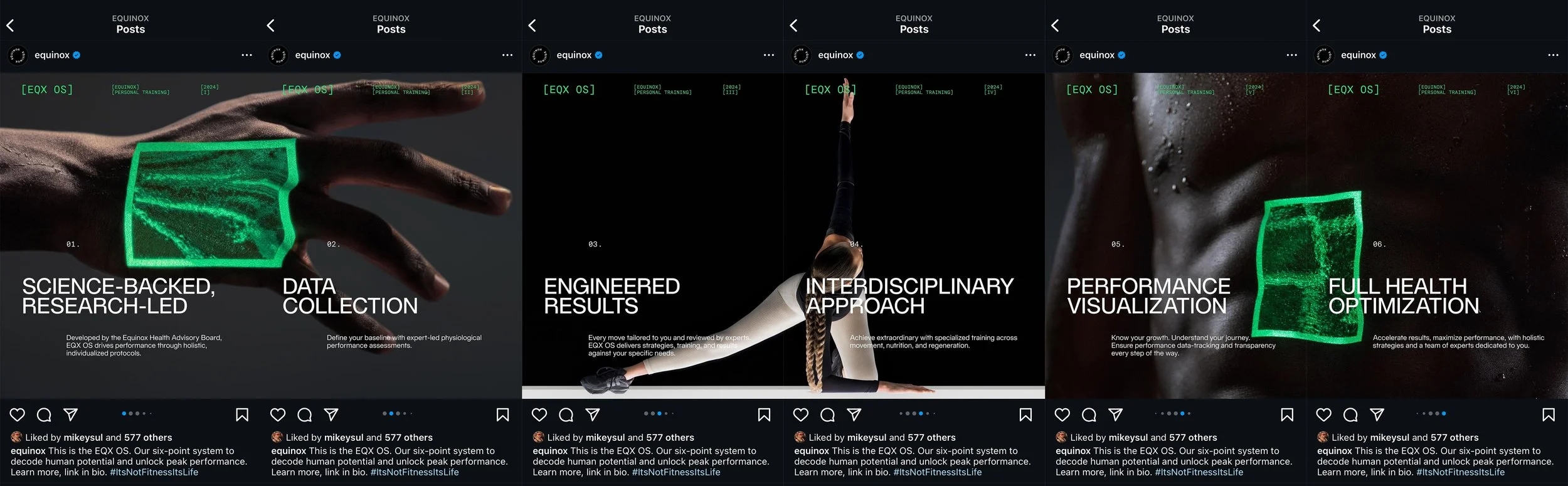  Personal Training at Equinox accounted for some 40% of the business at its peak. While there, we reimagined, rewrote and launched Personal Training as the all-new Performance Training. Filled with new tech, protocols, training tiers and more, this w