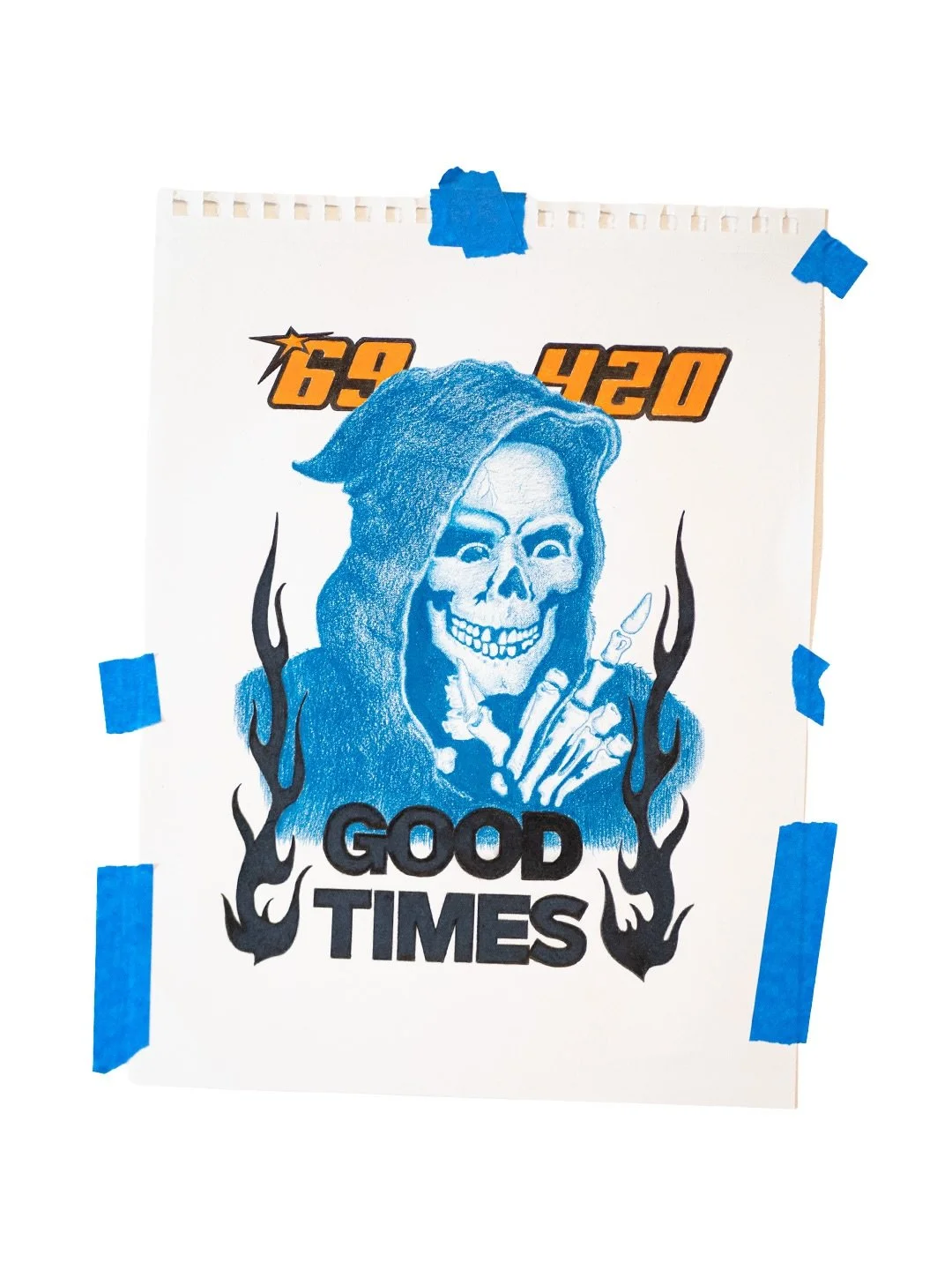 TGIF. &ldquo;Good Times No.1&rdquo; colored pencil on paper. 11x14. &copy;️&trade;️Nick Lipton 2026. Really proud of this one and hope it ends up on a fridge.