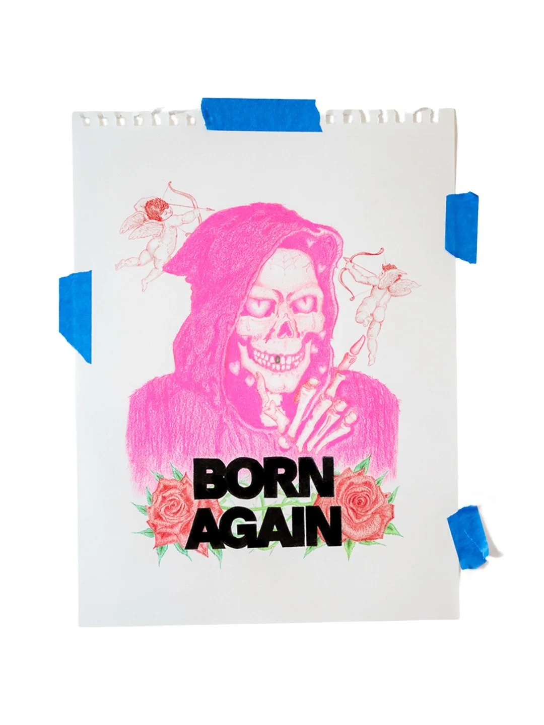 &ldquo;Born Again No.1&rdquo; colored pencil on paper. 11x14. &trade;️&copy;️nick lipton 2026. Tell me you love it.