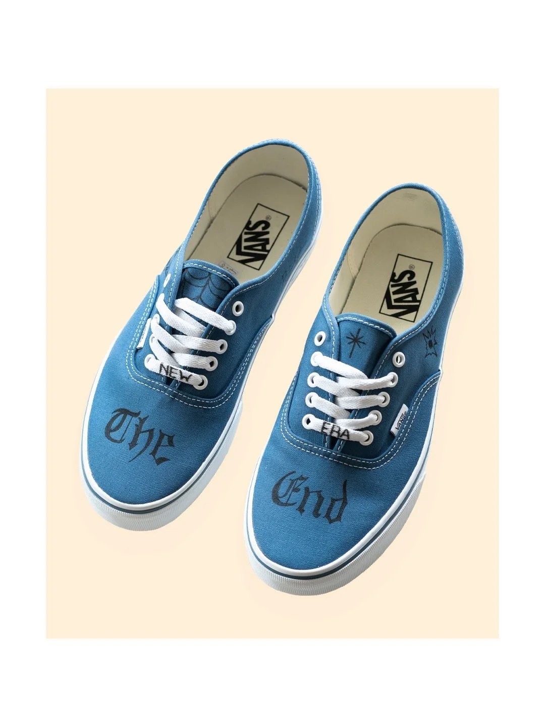 Made these last night. Vans. Blue. No.01. Should we make more? Share your thoughts.
