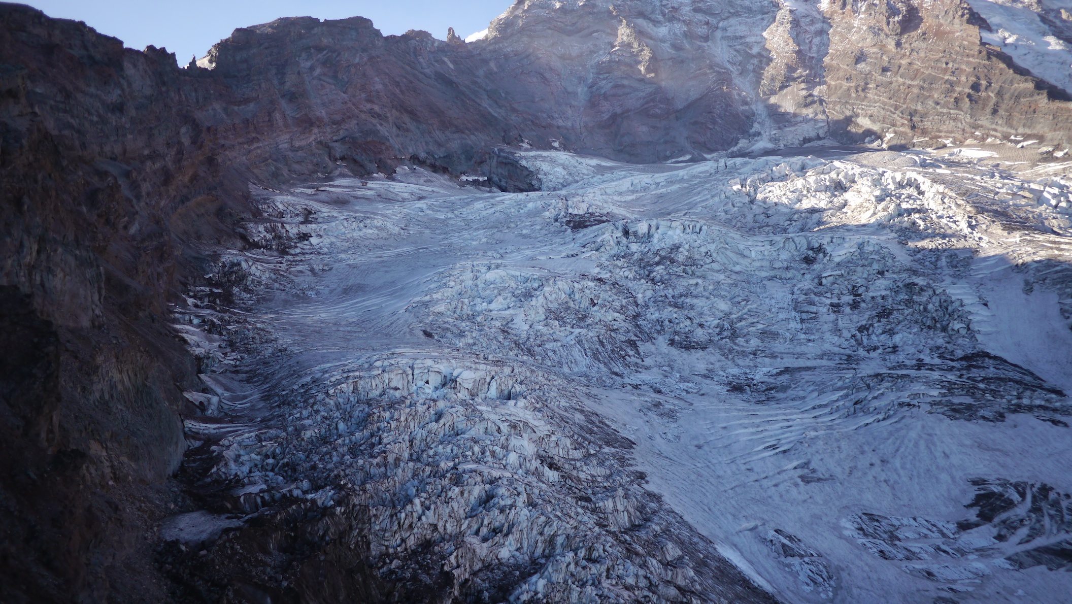 birthplace of the Carbon Glacier, Curtis Ridge left