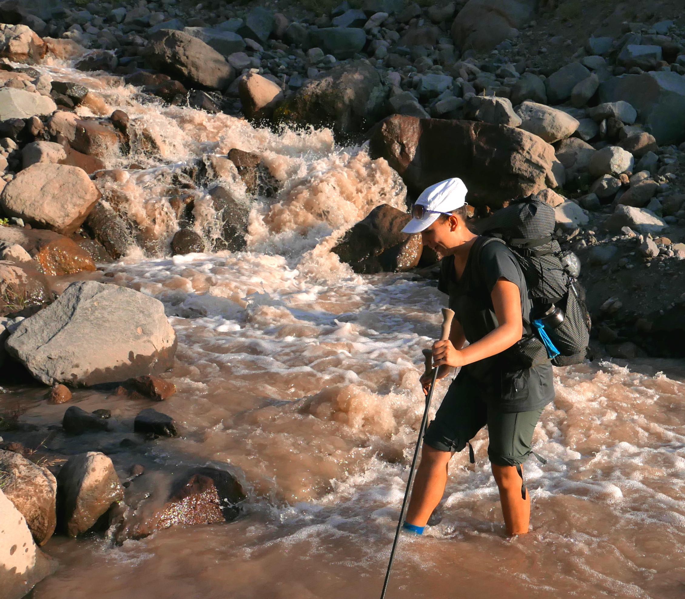 creek crossing on the Timberline Trail