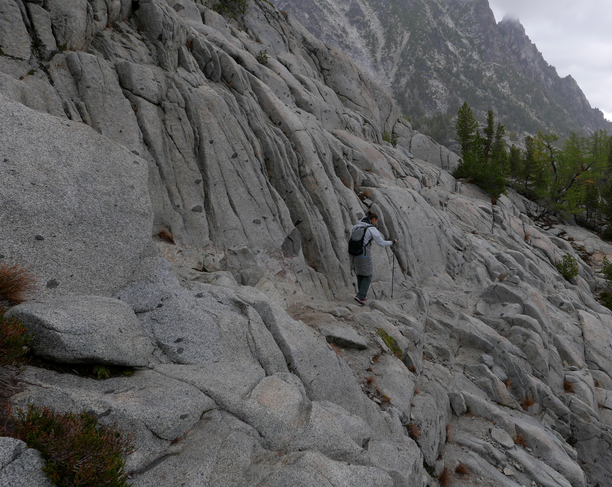 lower trail to the Enchantments