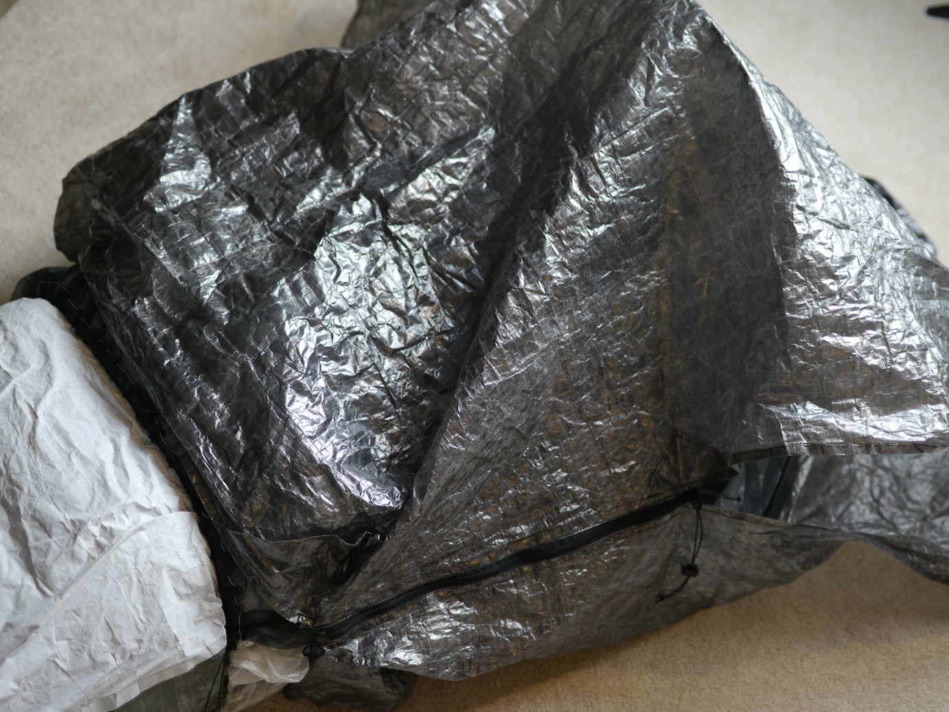shelter with poncho deployed