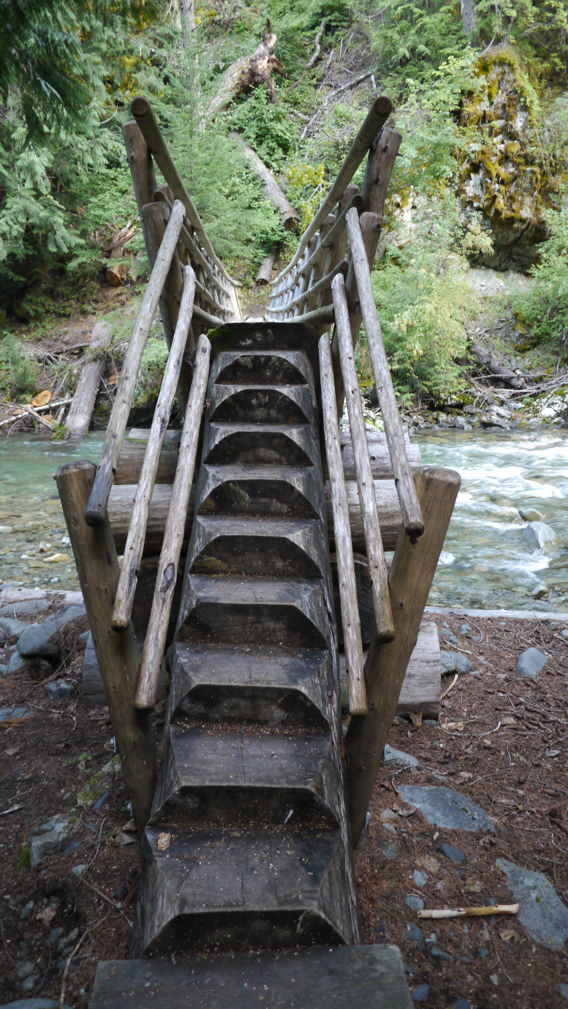 sculpted bridge on Day 1