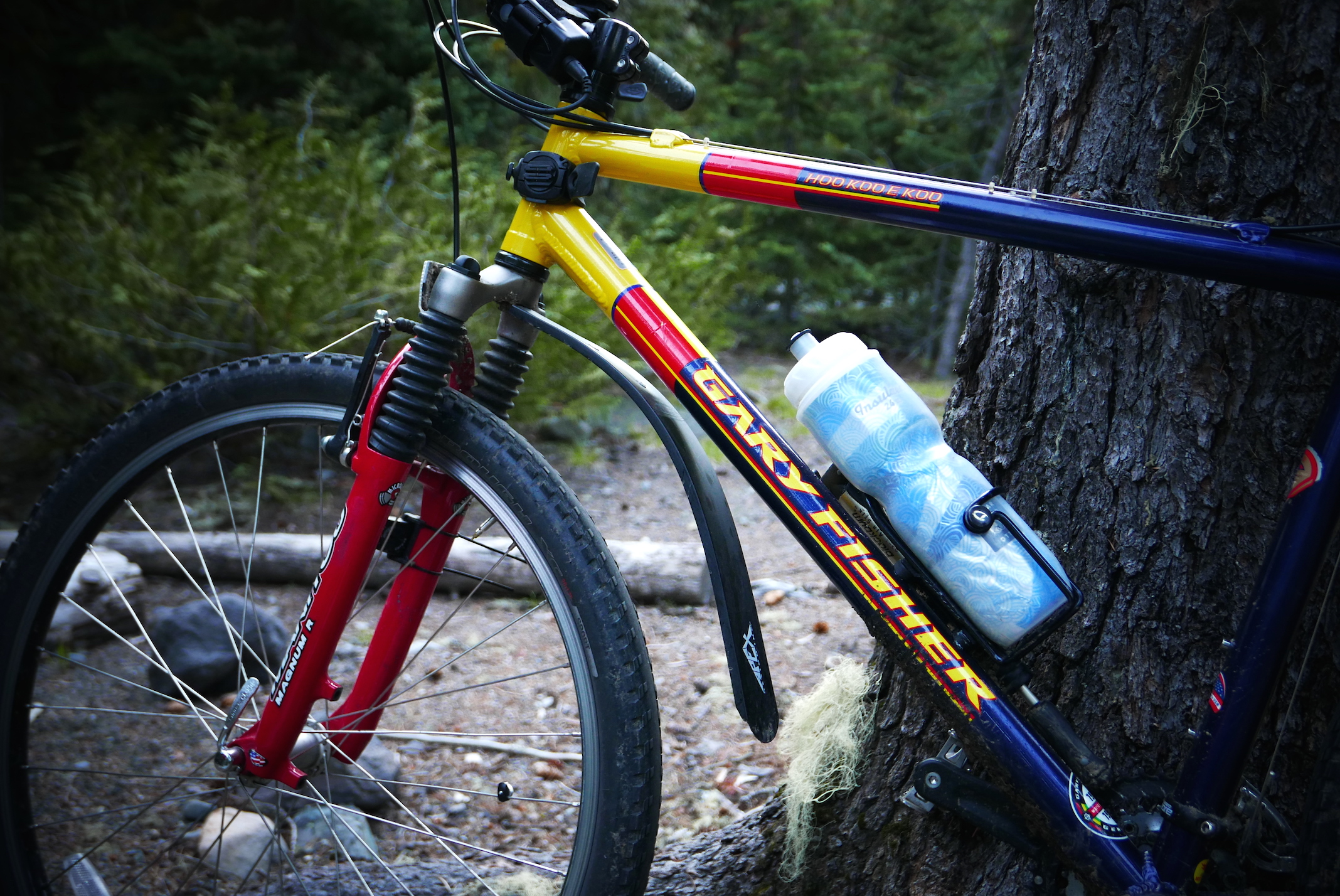 my vintage steed: handled rocks, mud, gravel, chewed up roads and macadam on the Bike Challenge