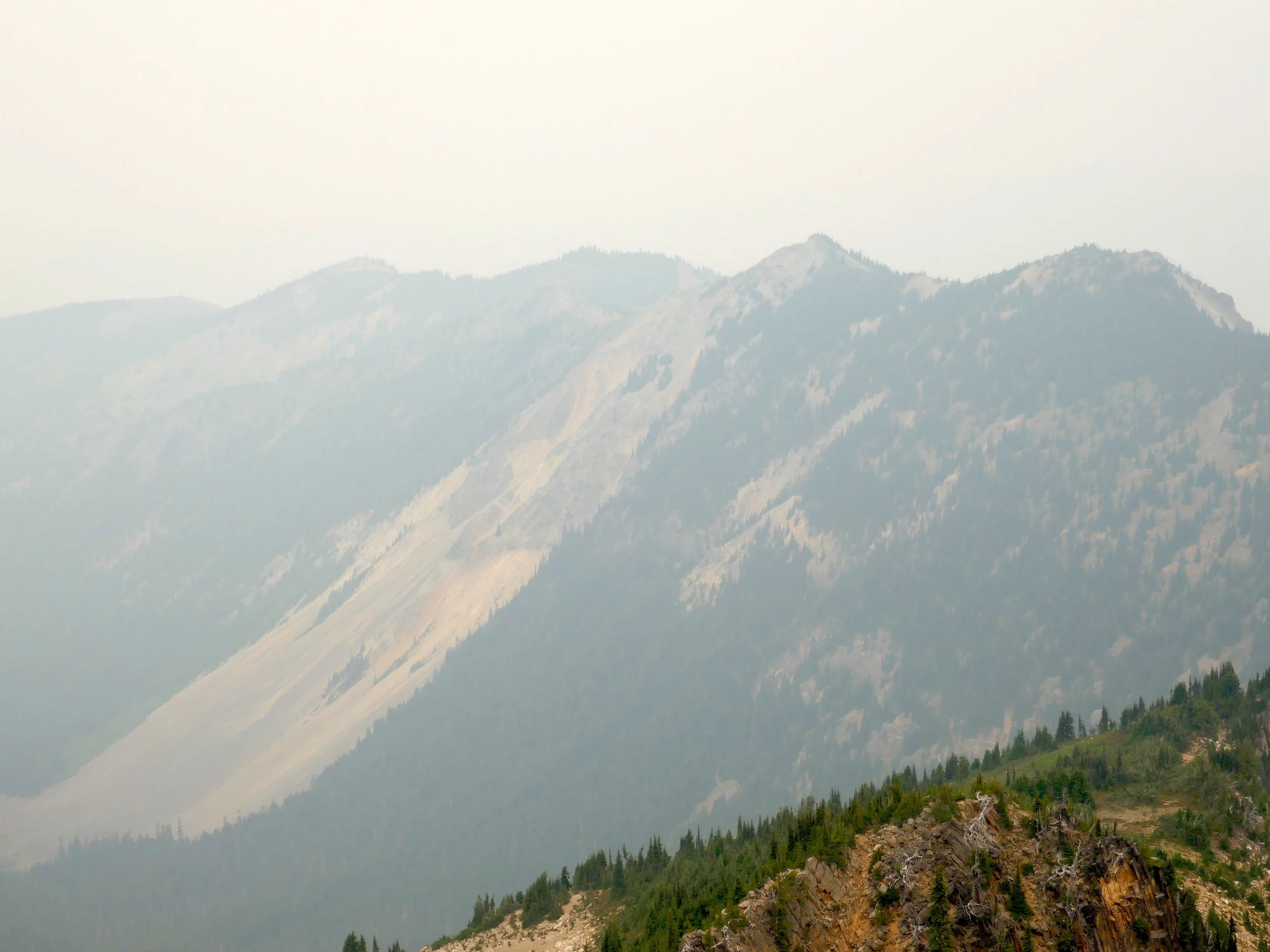 The "slide" of Slide Mountain from the Palisades