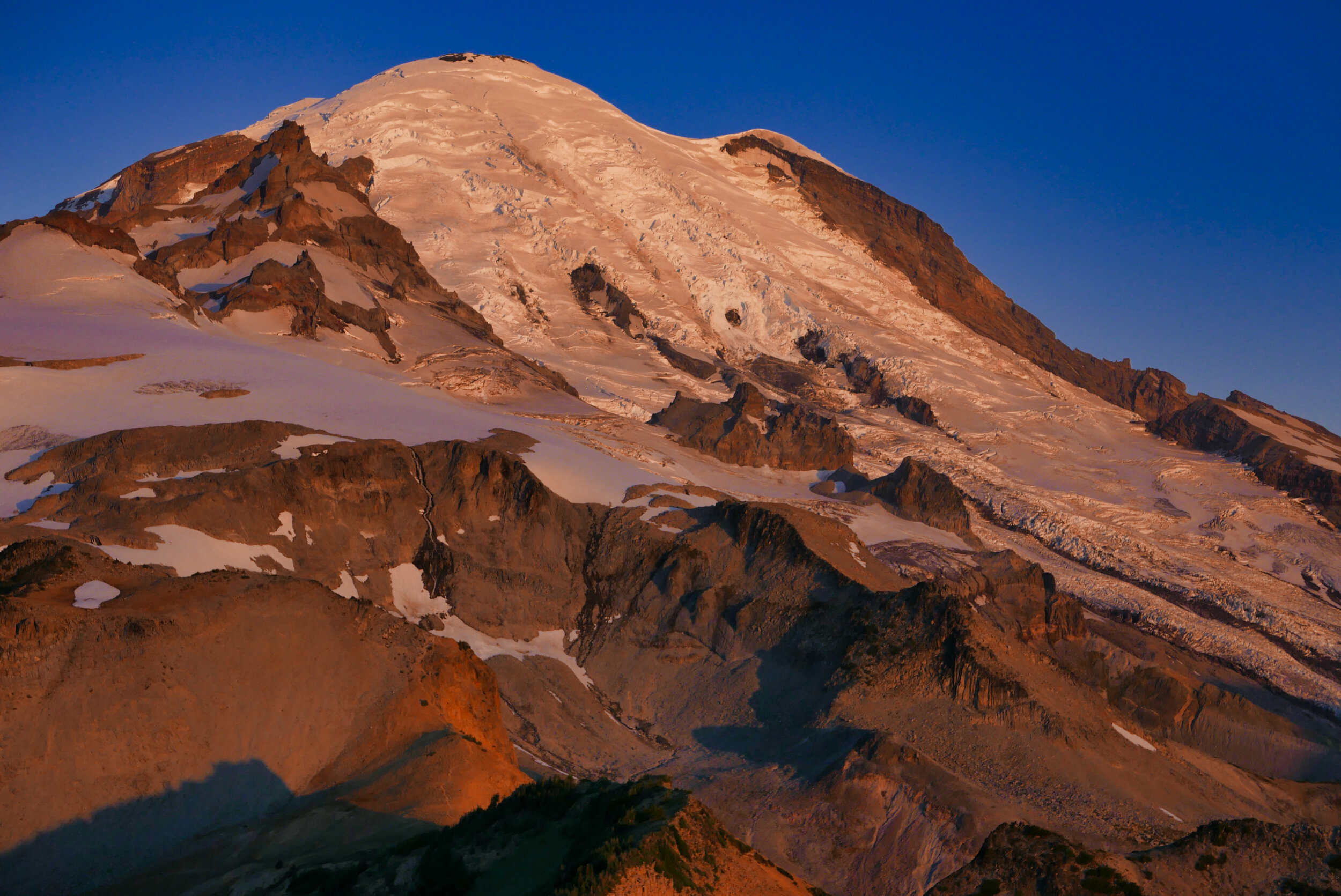 Mt. Rainier alpenglow