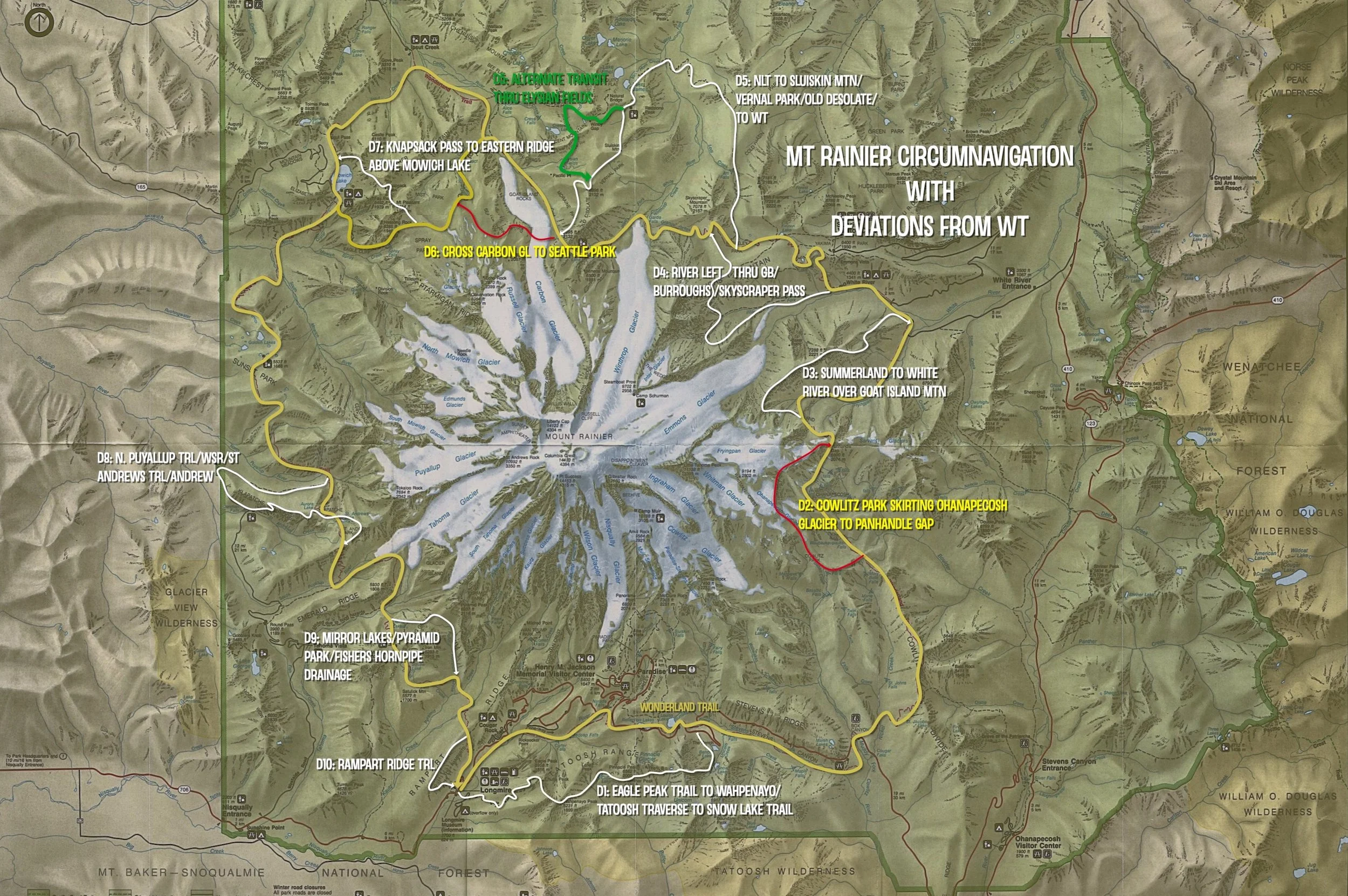 Mount Rainier Visitor Center Amp Mt Rainier Map Image webp Mt 