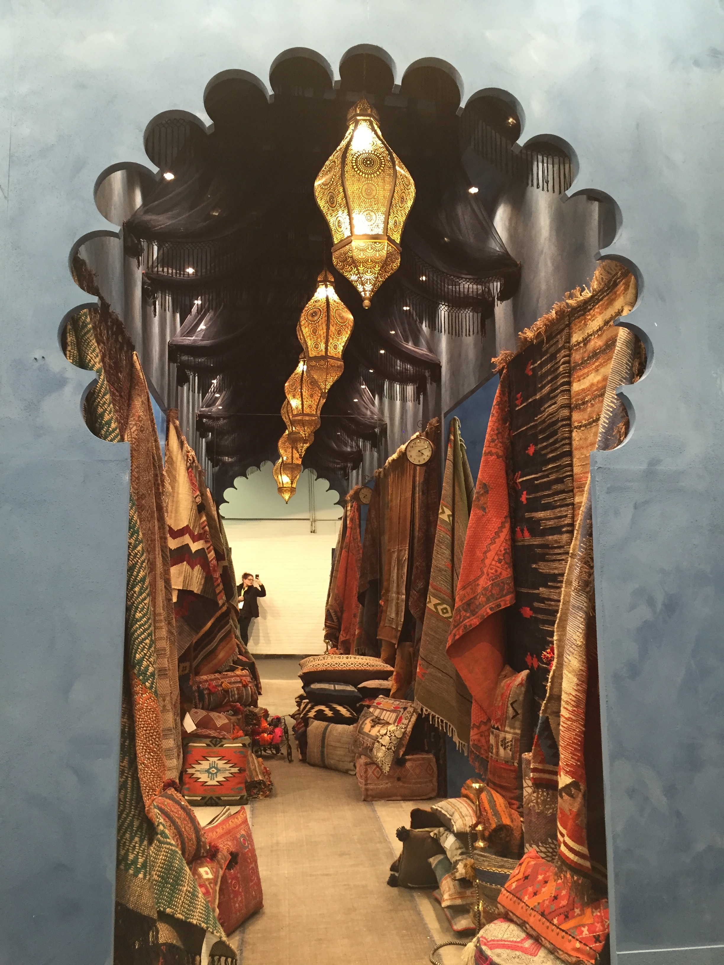 Entry to one of the best booths for sure! Art India gorgeousness.