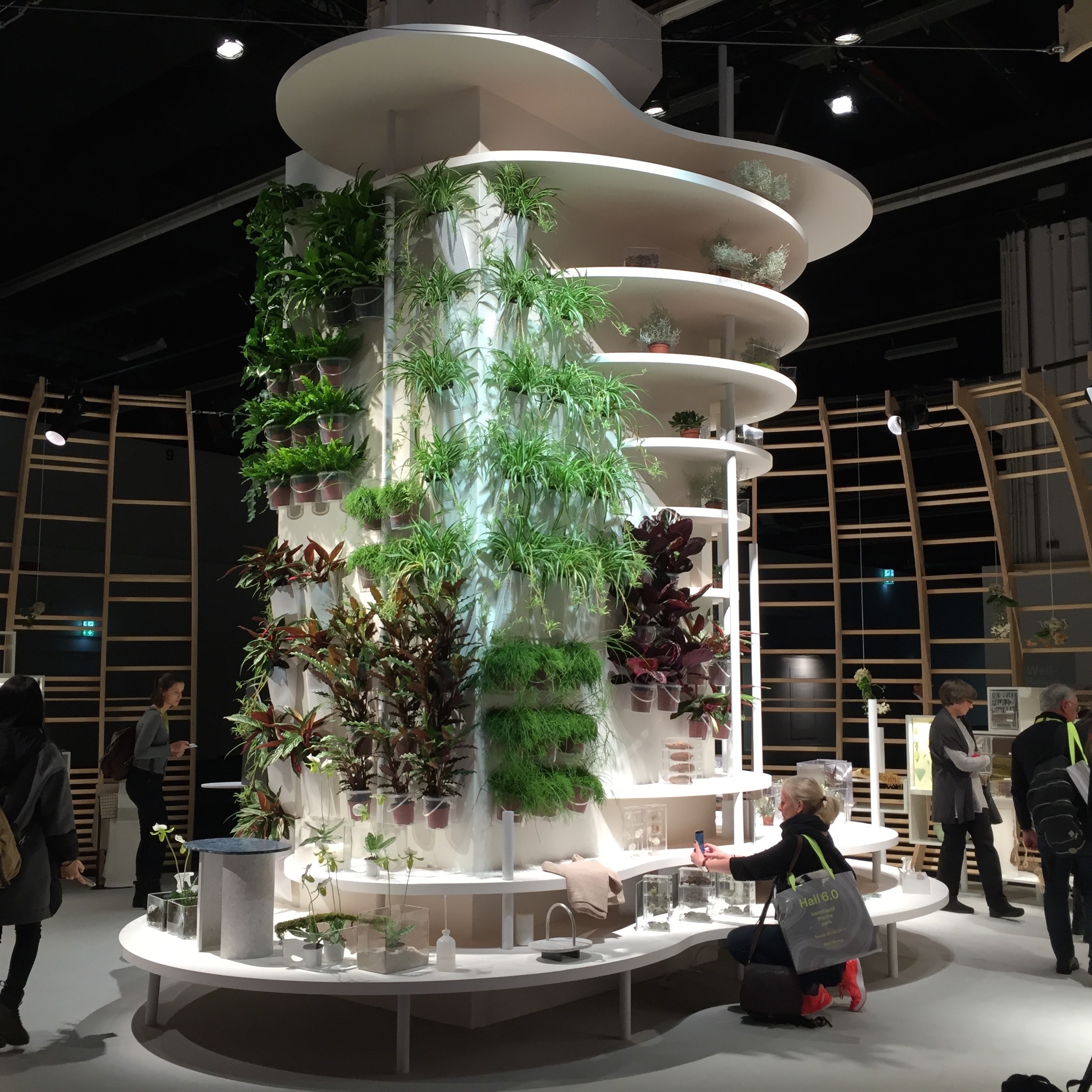 Loved this green wall in the Sustainability trend area created by trend agency WGSN.
