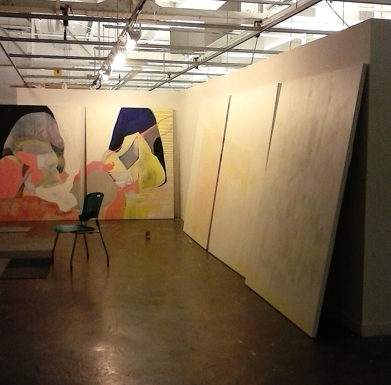 Studio shot of progress for my show in April.