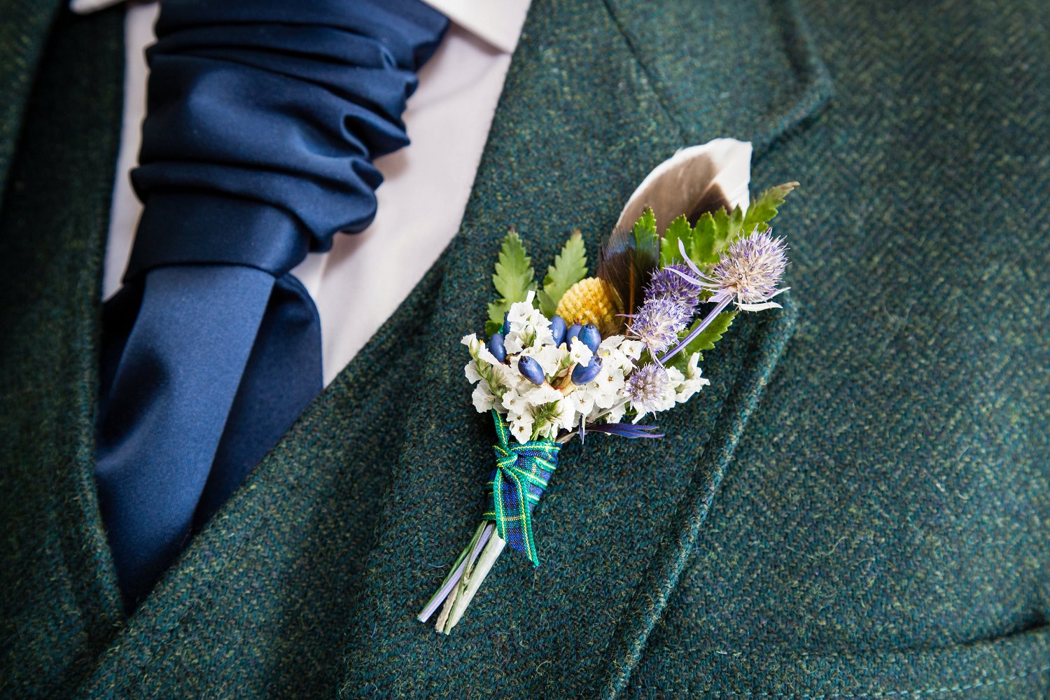 Detail Portrait of Boutonniere by Fluidphoto