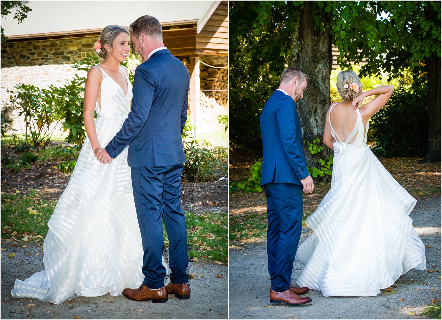 wanaka wedding first look