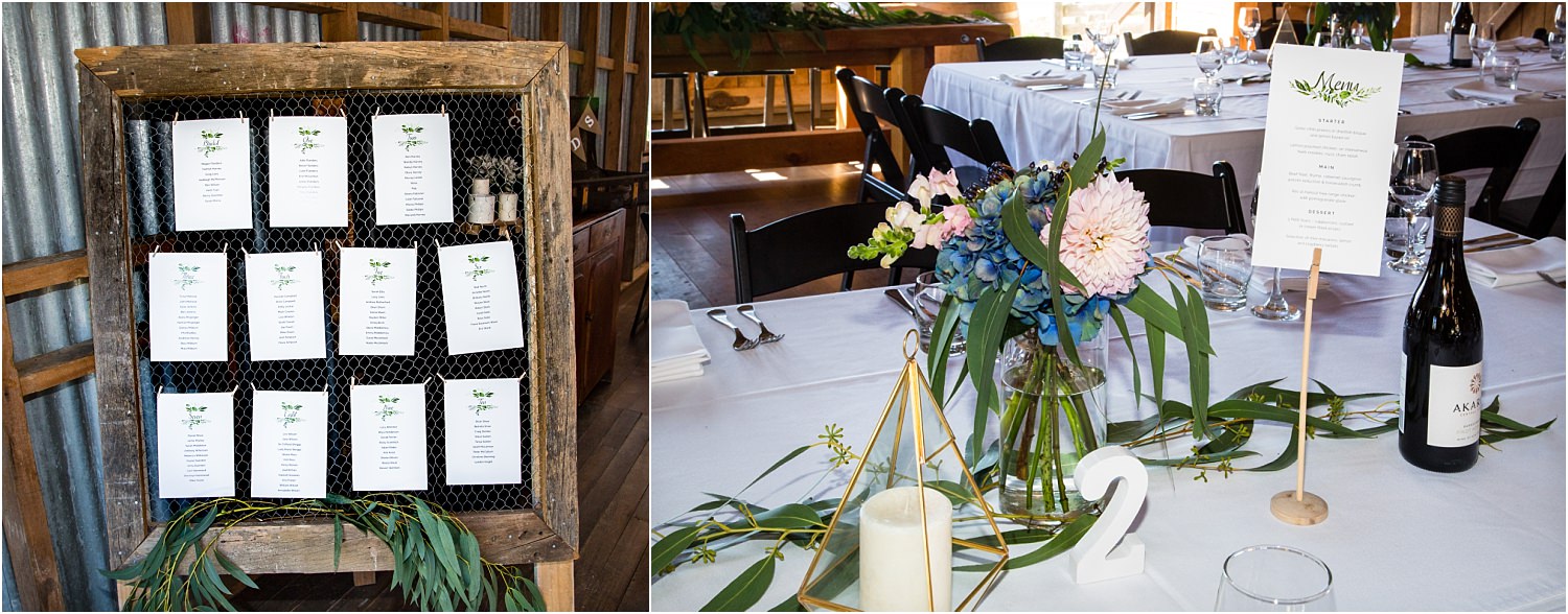wedding table decor